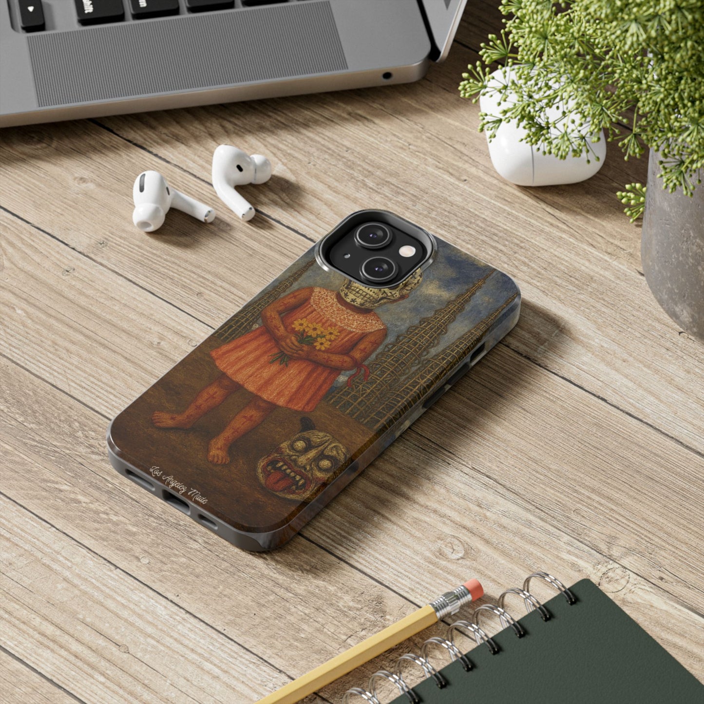 Los Angelez Made x Girl With Death Mask Tough Phone Case