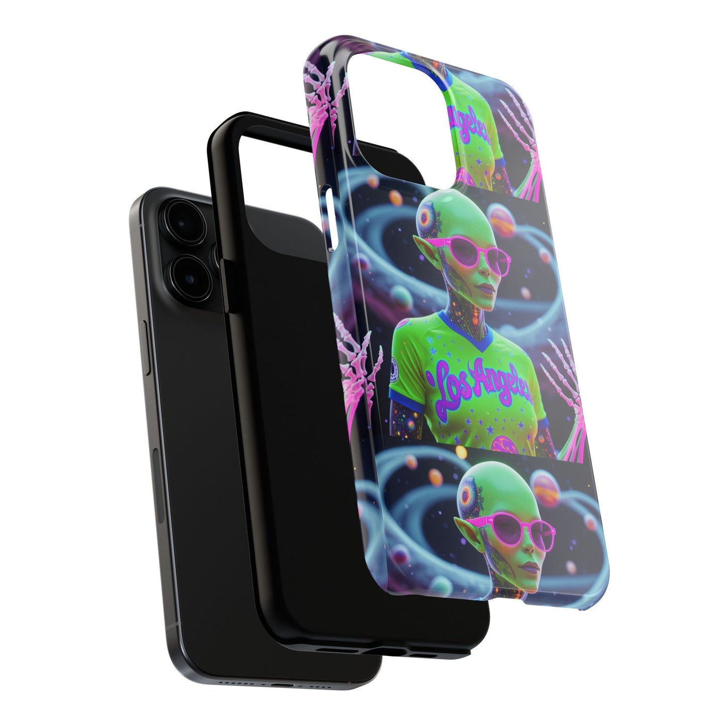 Los Angelez Made x Neon Alien Tough Phone Case