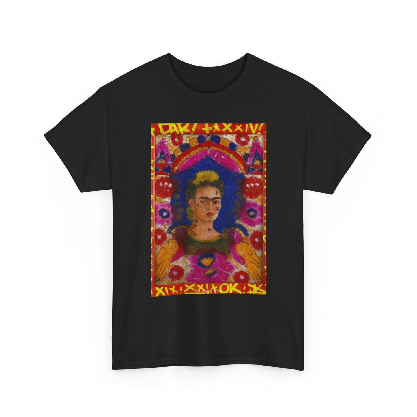 Los Angelez Made x Frida Kahlo The Frame Unisex Heavy Cotton T-Shirt