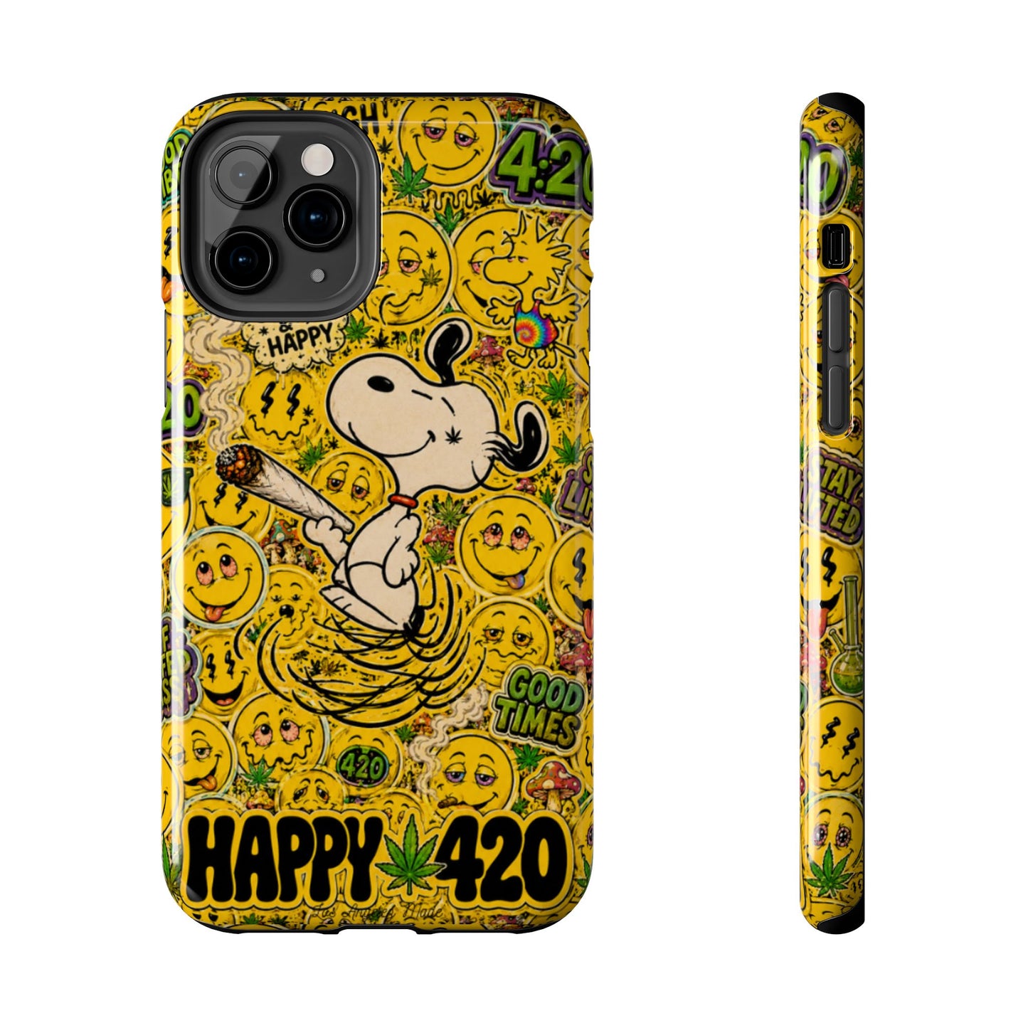 Los Angelez Made x 420 Happy Snoopy Tough Phone Case