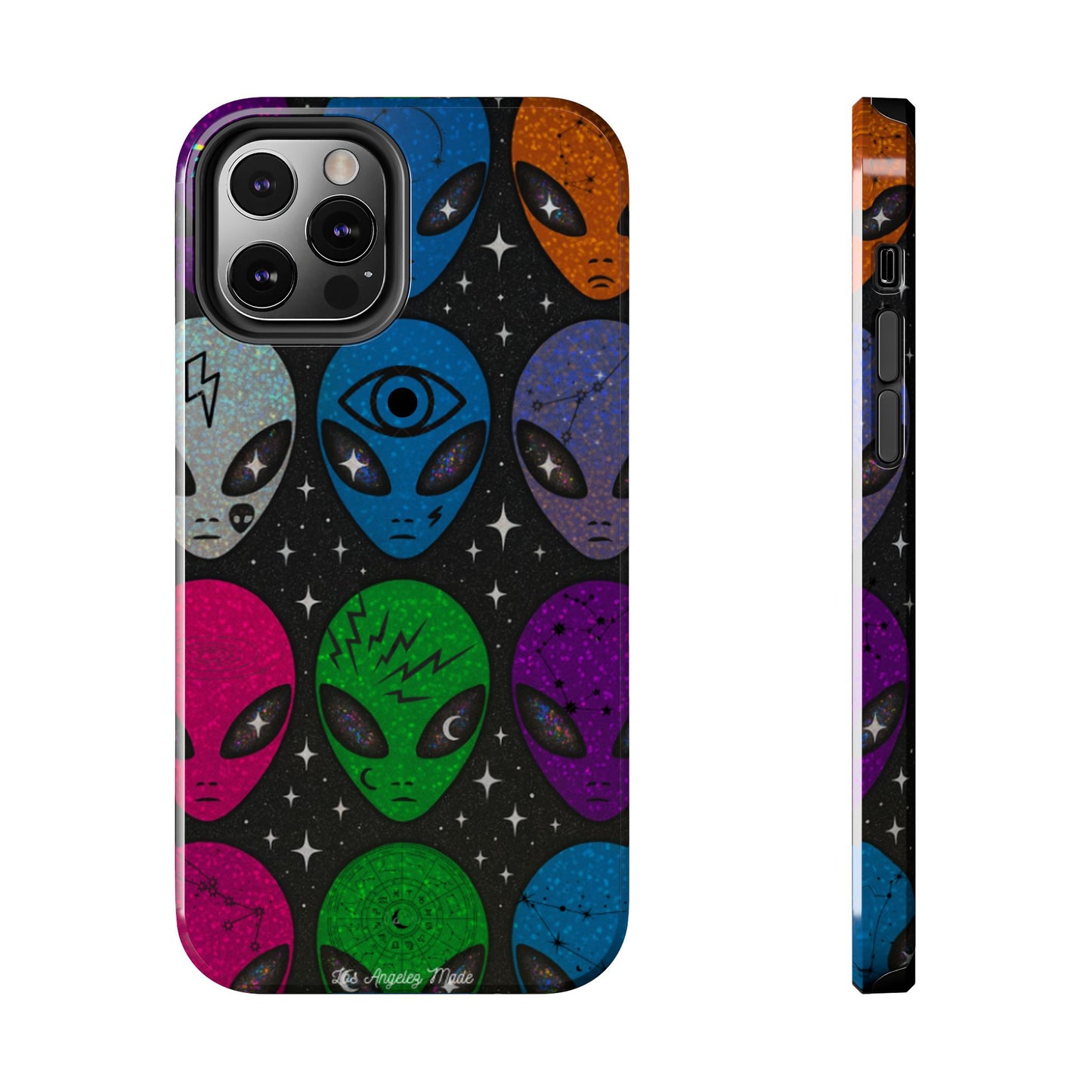 Los Angelez Made x Y2K Alien Sticker Sheet Tough Phone Case