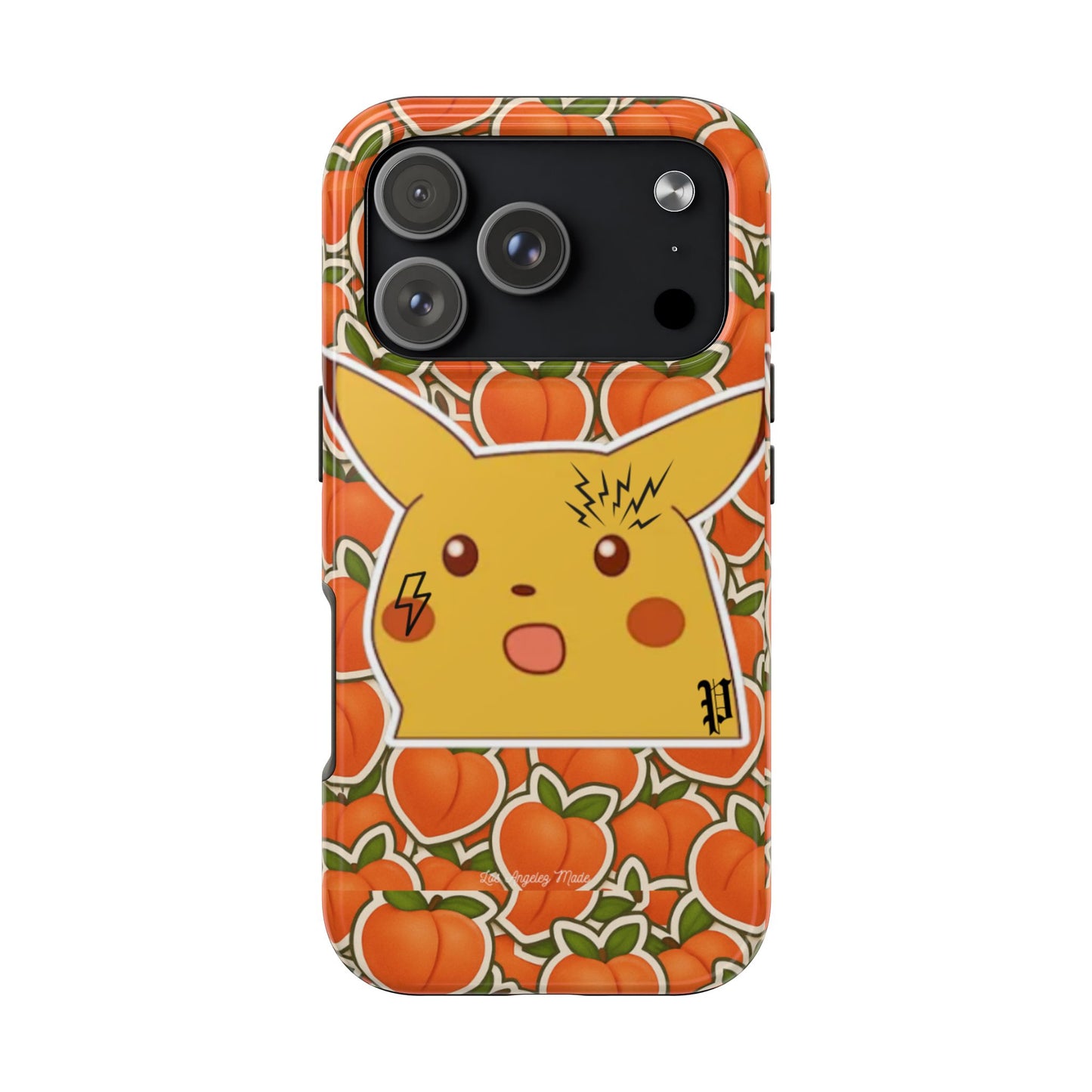 Los Angelez Made x Shocked Pika Peach Tough Phone Case