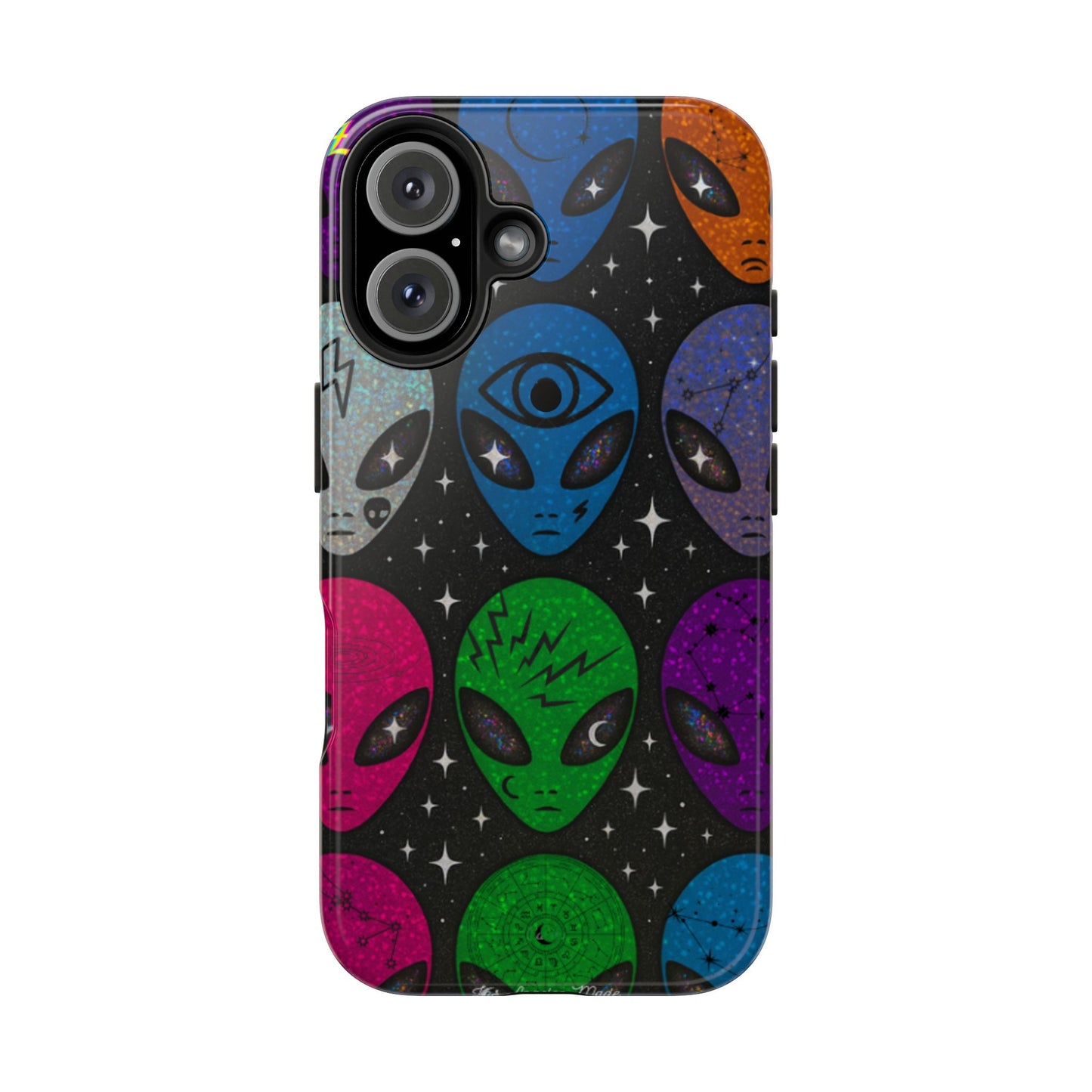 Los Angelez Made x Y2K Alien Sticker Sheet Tough Phone Case