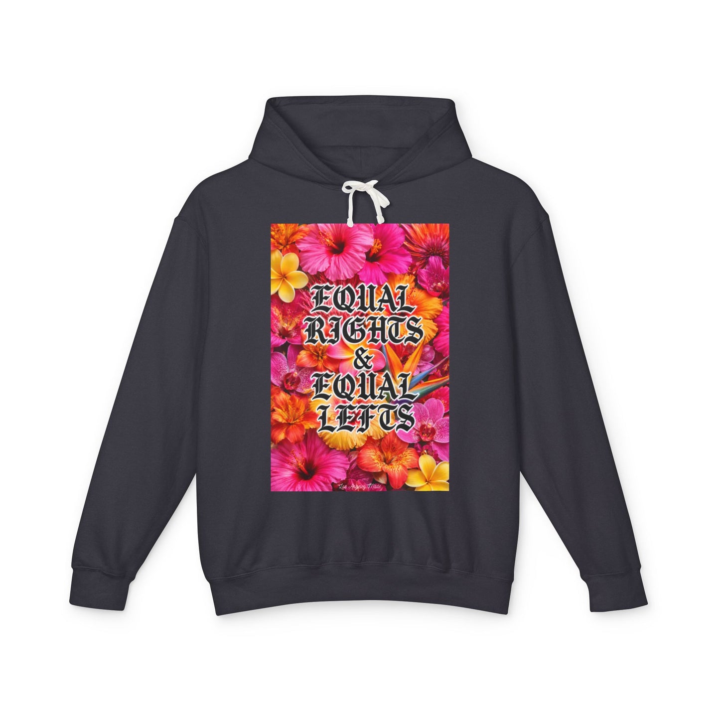 Los Angelez Made x Equal Rights & Equal Lefts Unisex Lightweight Hooded Sweatshirt