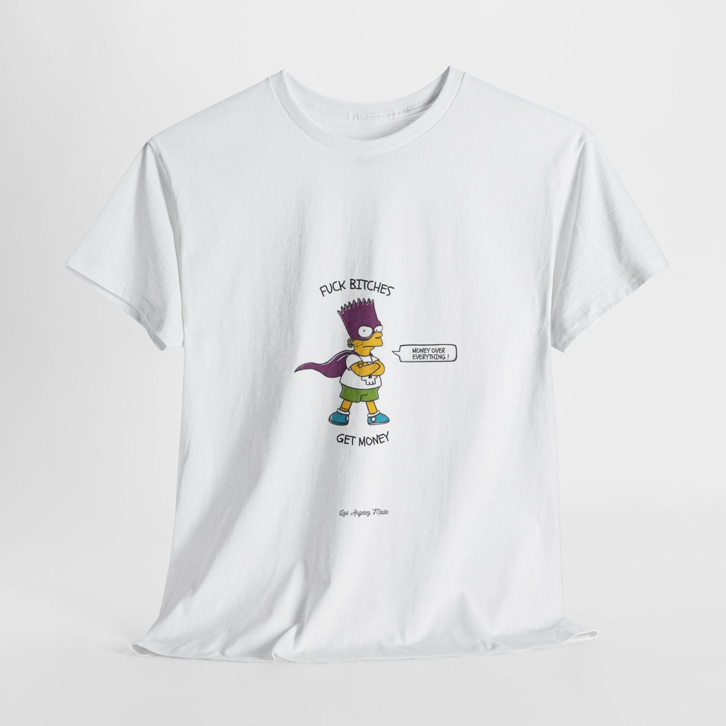 Los Angelez Made x Bart Get Money Unisex Heavy Cotton T-Shirt