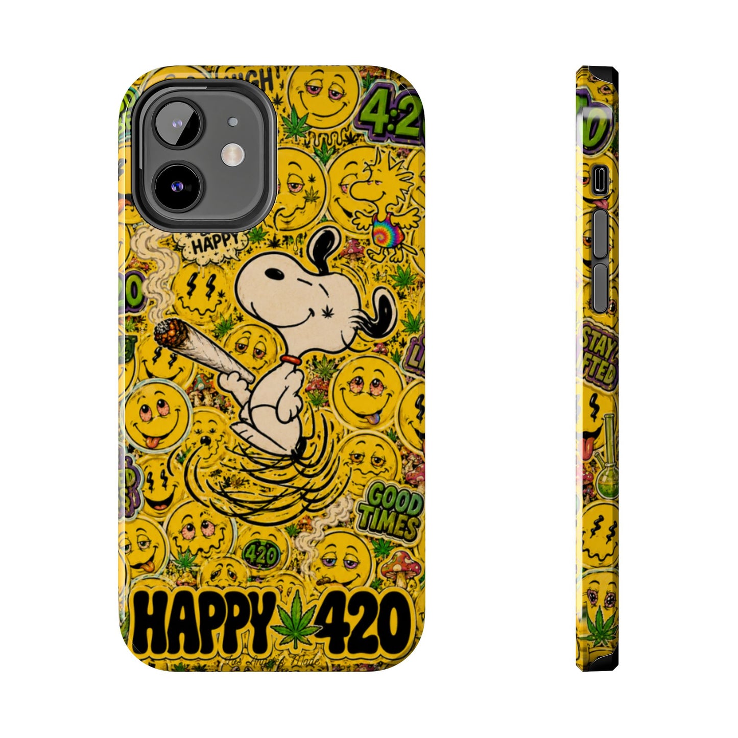Los Angelez Made x 420 Happy Snoopy Tough Phone Case