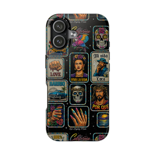 Los Angelez Made x Chicano Vintage Stickers Tough Phone Case