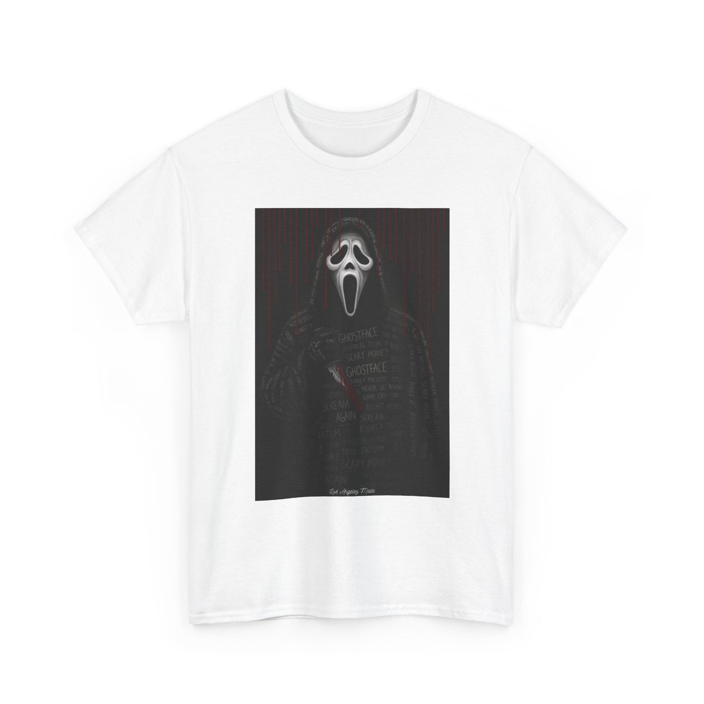 Los Angelez Made x Scream Ghostface Unisex Heavy Cotton T-Shirt