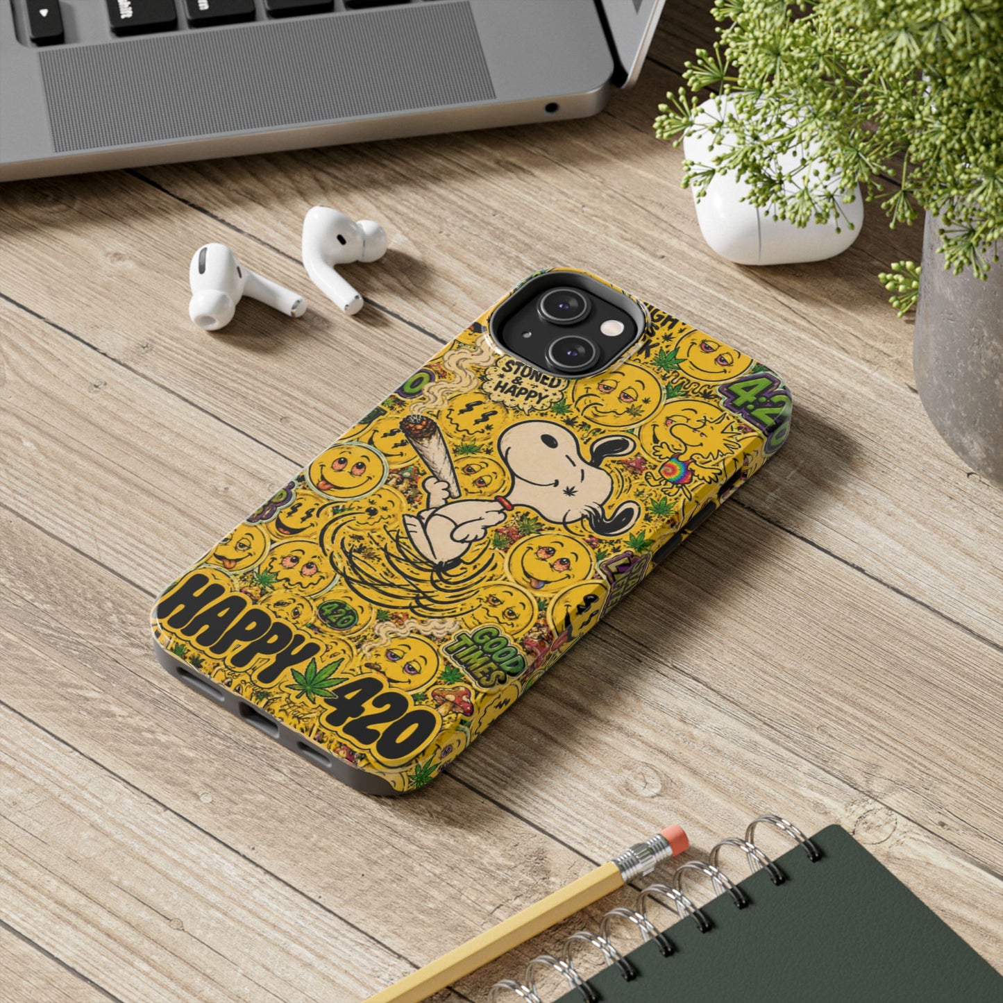 Los Angelez Made x 420 Happy Snoopy Tough Phone Case