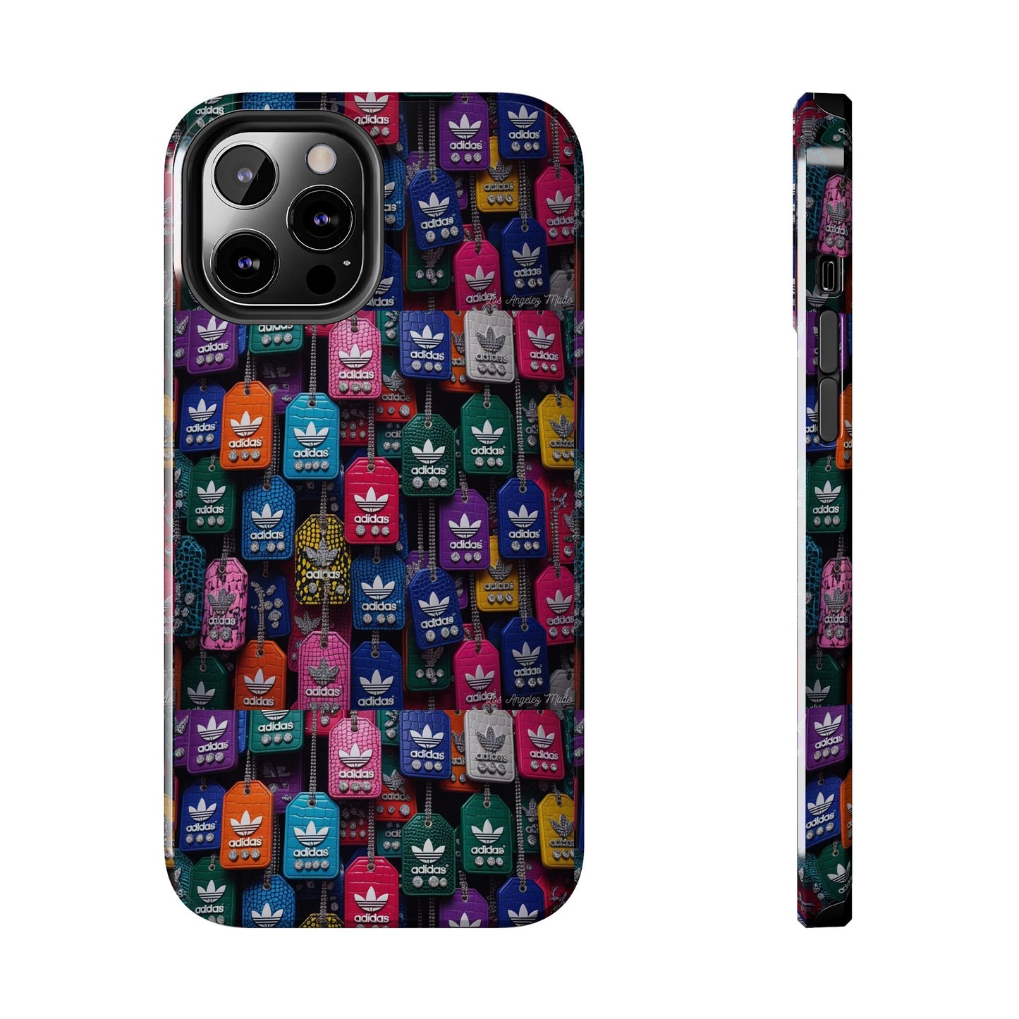 Los Angelez Made x Adidas Leather Tags Tough Phone Case