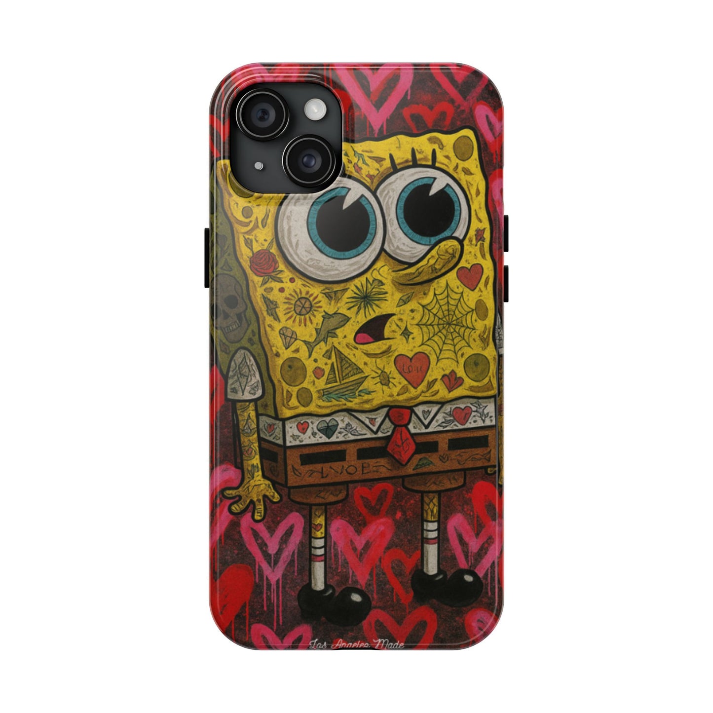 Los Angelez Made x Tatted Spongebob Tough Phone Case
