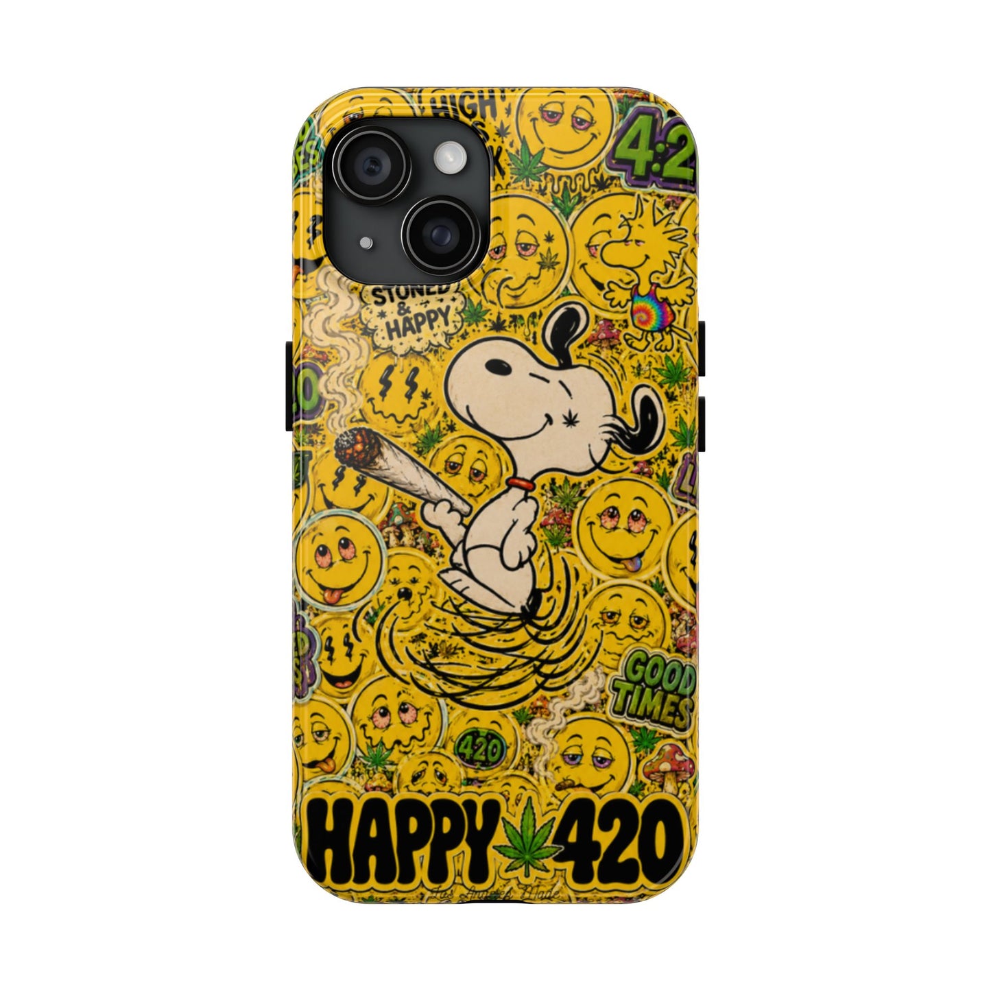 Los Angelez Made x 420 Happy Snoopy Tough Phone Case