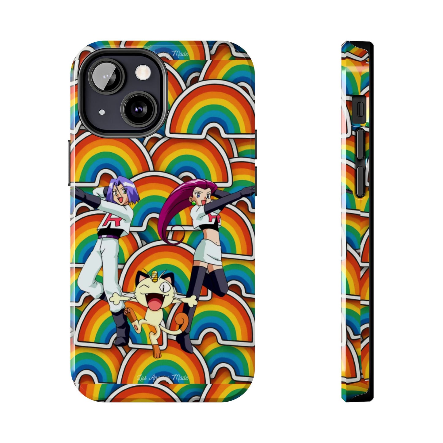 Los Angelez Made x Team Rocket Rainbow Emoji Tough Phone Case