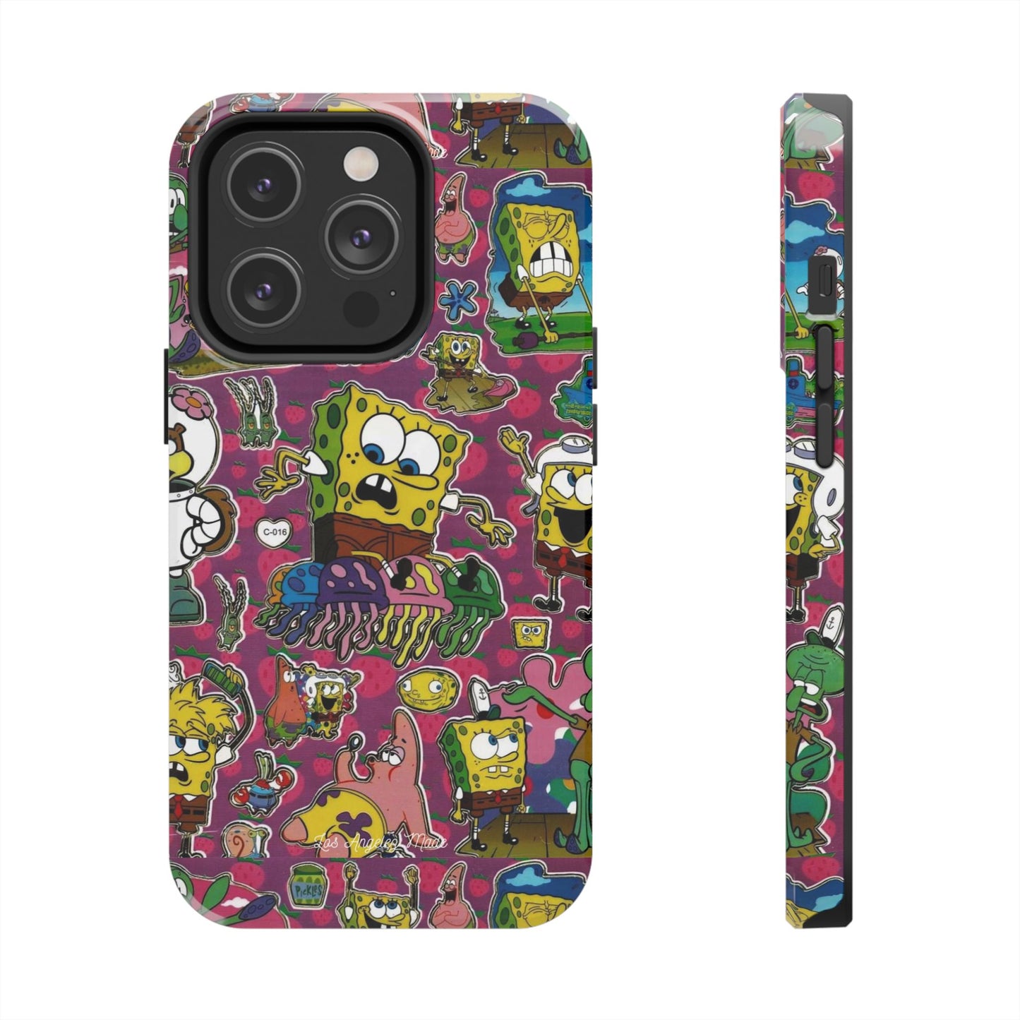 Los Angelez Made x SpongeBob Sticker Sheet Tough Phone Case