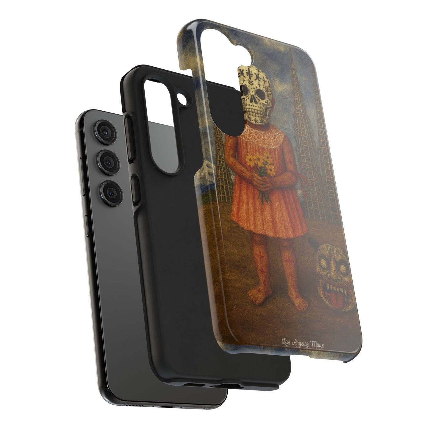 Los Angelez Made x Girl With Death Mask Tough Phone Case