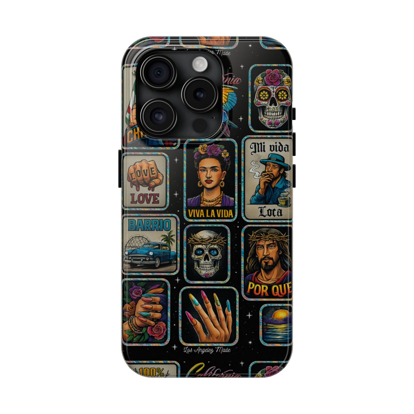 Los Angelez Made x Chicano Vintage Stickers Tough Phone Case
