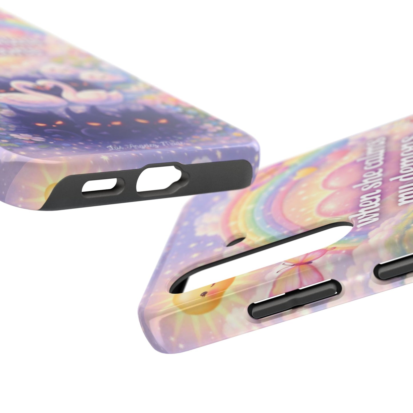 Los Angelez Made x ''When She Calms My Demons'' Tough Phone Case