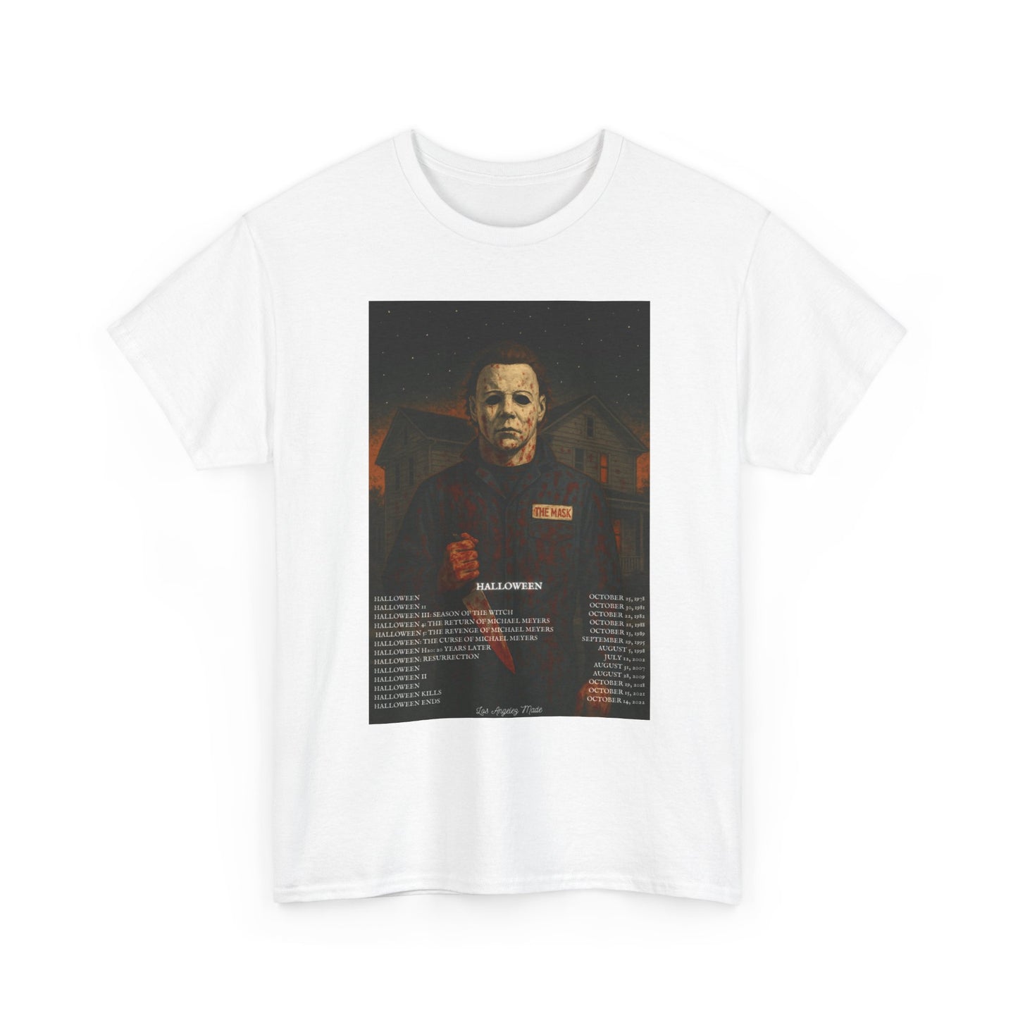 Los Angelez Made x Halloween Michael Meyers Unisex Heavy Cotton T-Shirt