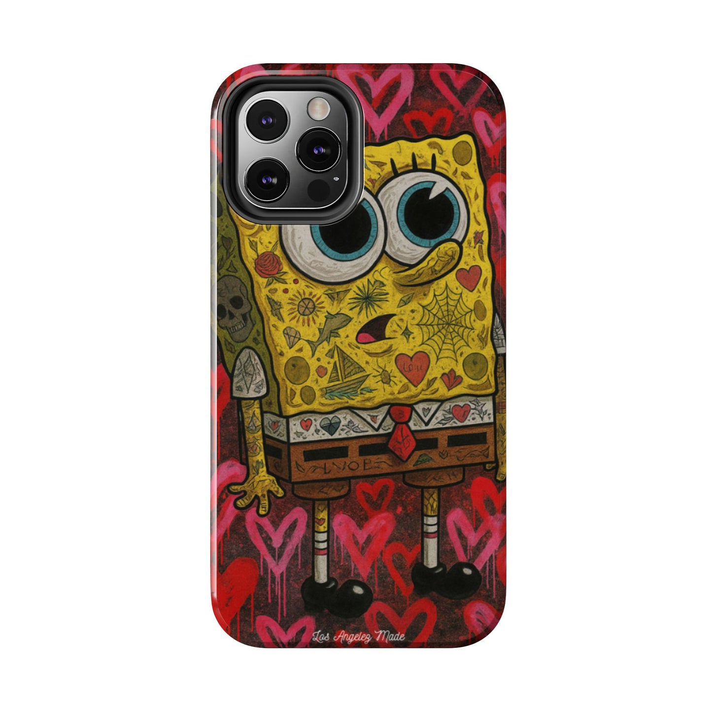 Los Angelez Made x Tatted Spongebob Tough Phone Case