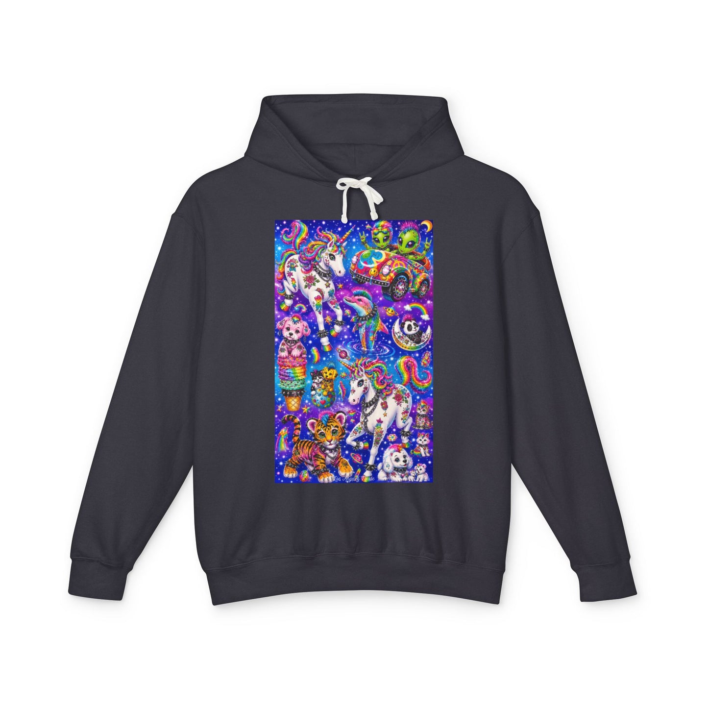 Los Angelez Made x Punk Rock Lisa Frank II Hoodie Unisex Lightweight Hooded Sweatshirt