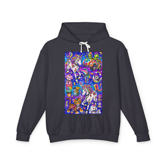 Los Angelez Made x Punk Rock Lisa Frank II Hoodie Unisex Lightweight Hooded Sweatshirt