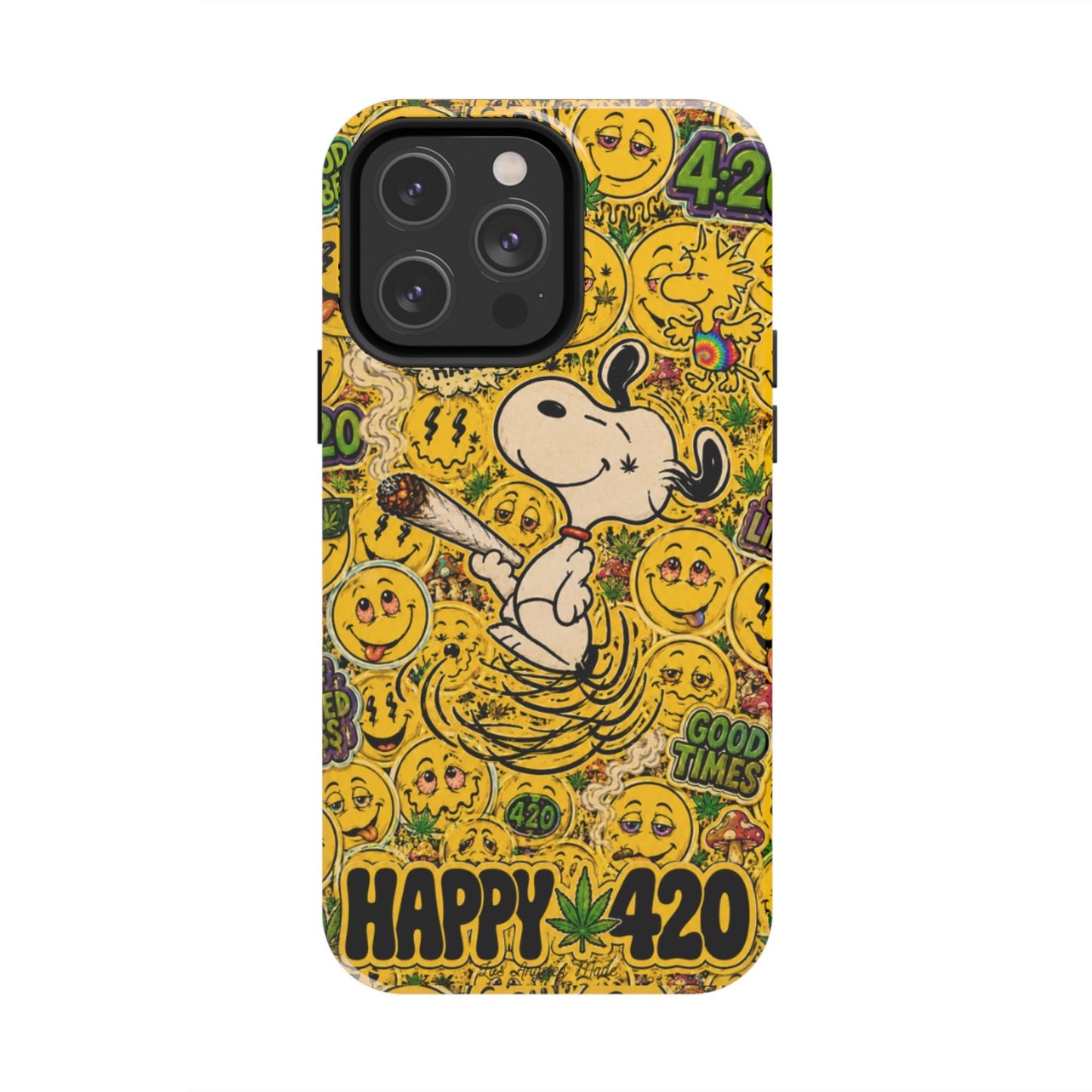 Los Angelez Made x 420 Happy Snoopy Tough Phone Case