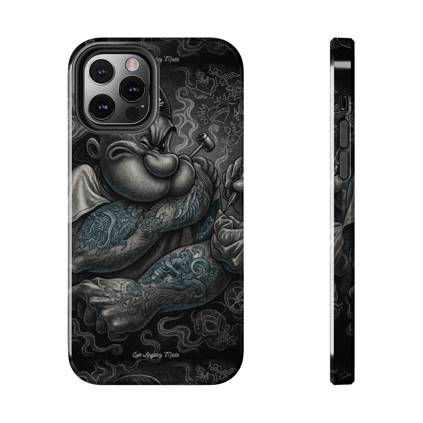 Los Angelez Made x Popeye Getting Tatted Tough Phone Case