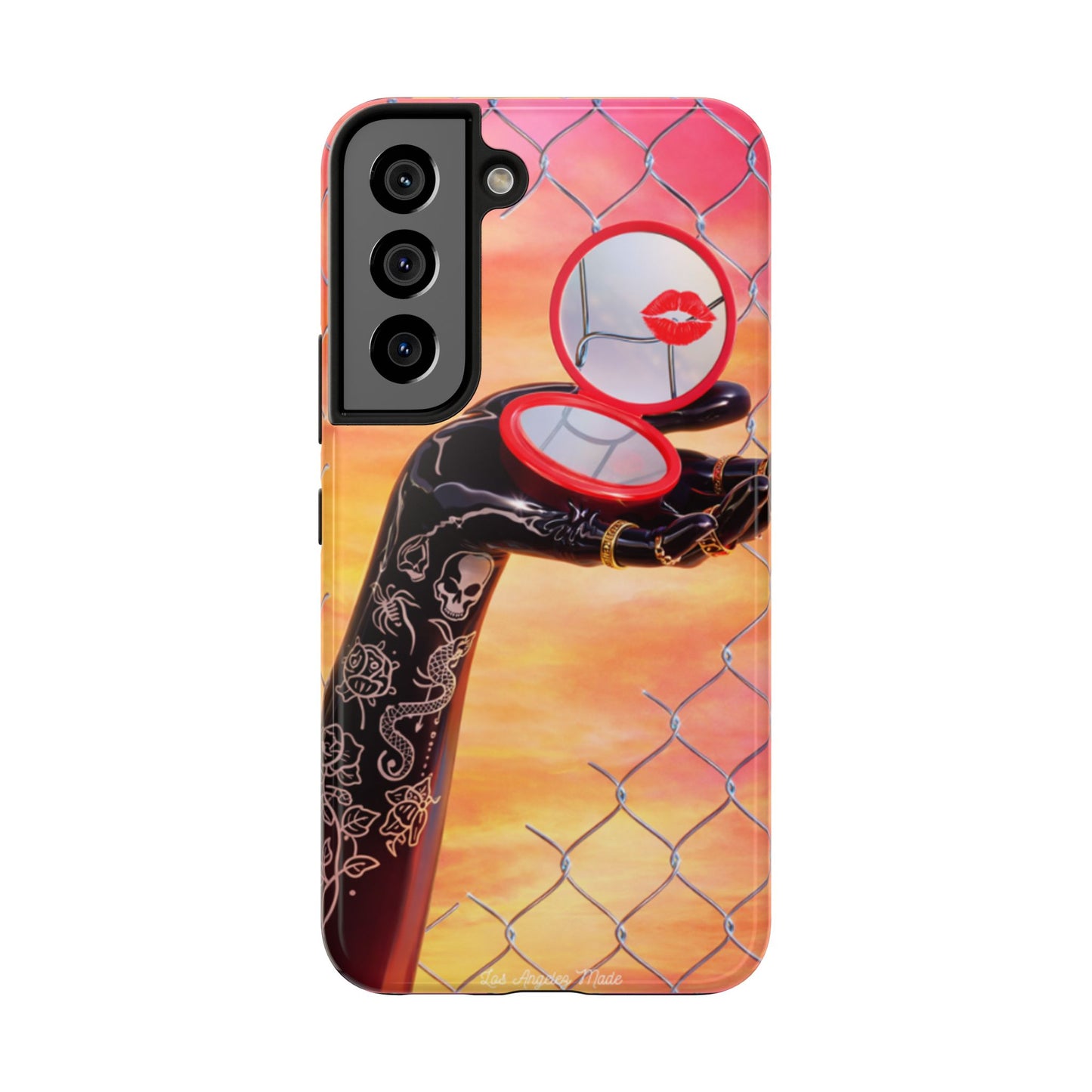 Los Angelez Made x Compact Kiss Tough Phone Case