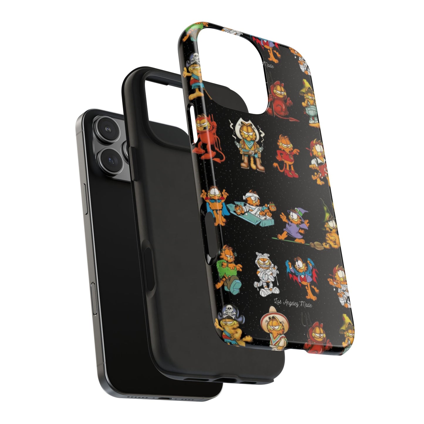 Los Angelez Made x Garfield Halloween Sticker Sheet Tough Phone Case