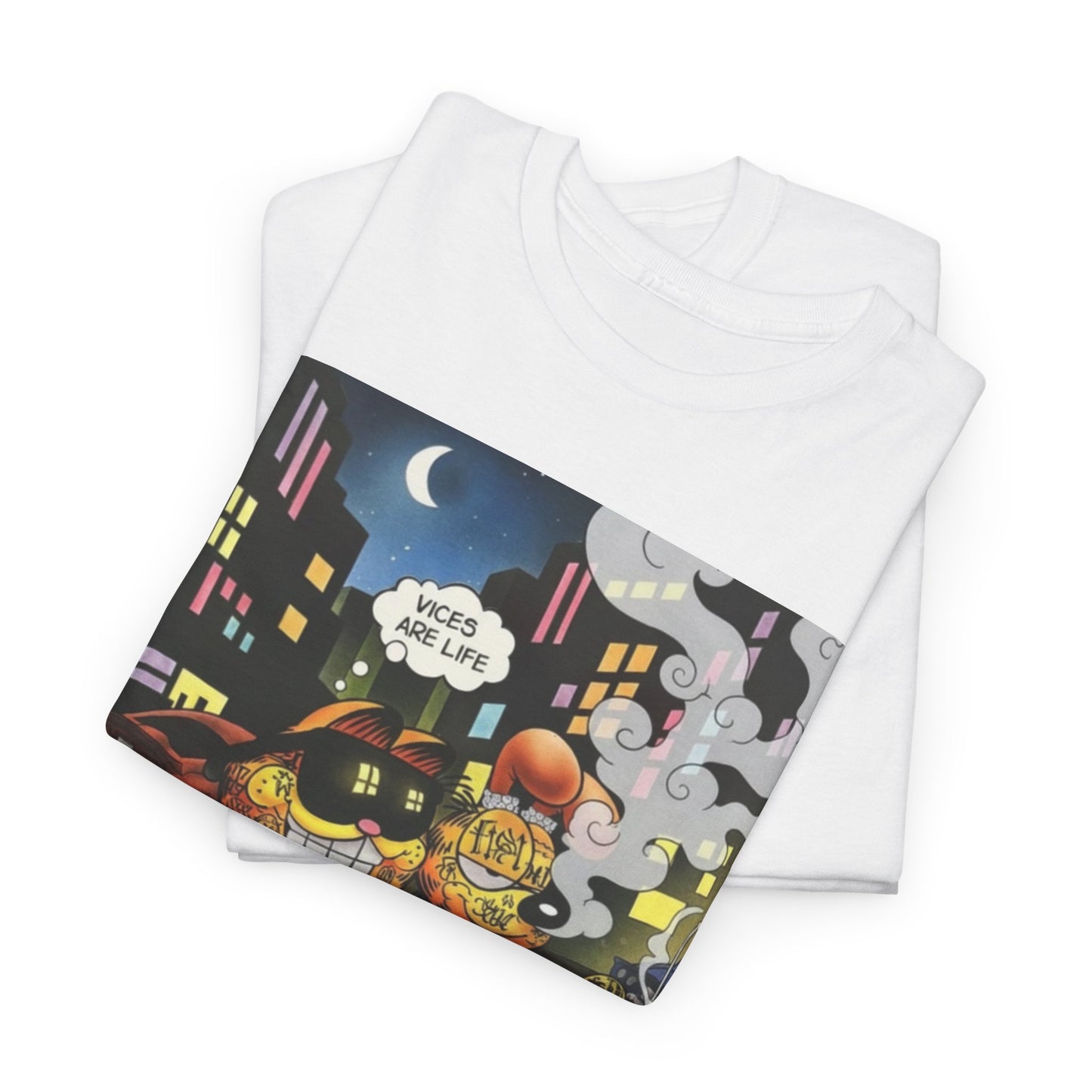 Los Angelez Made x Garfield & Odie Unisex Heavy Cotton T-Shirt