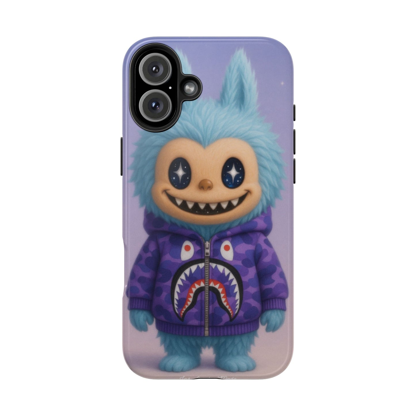 Los Angelez Made x Labubu BAPE Hoodie Tough Phone Case