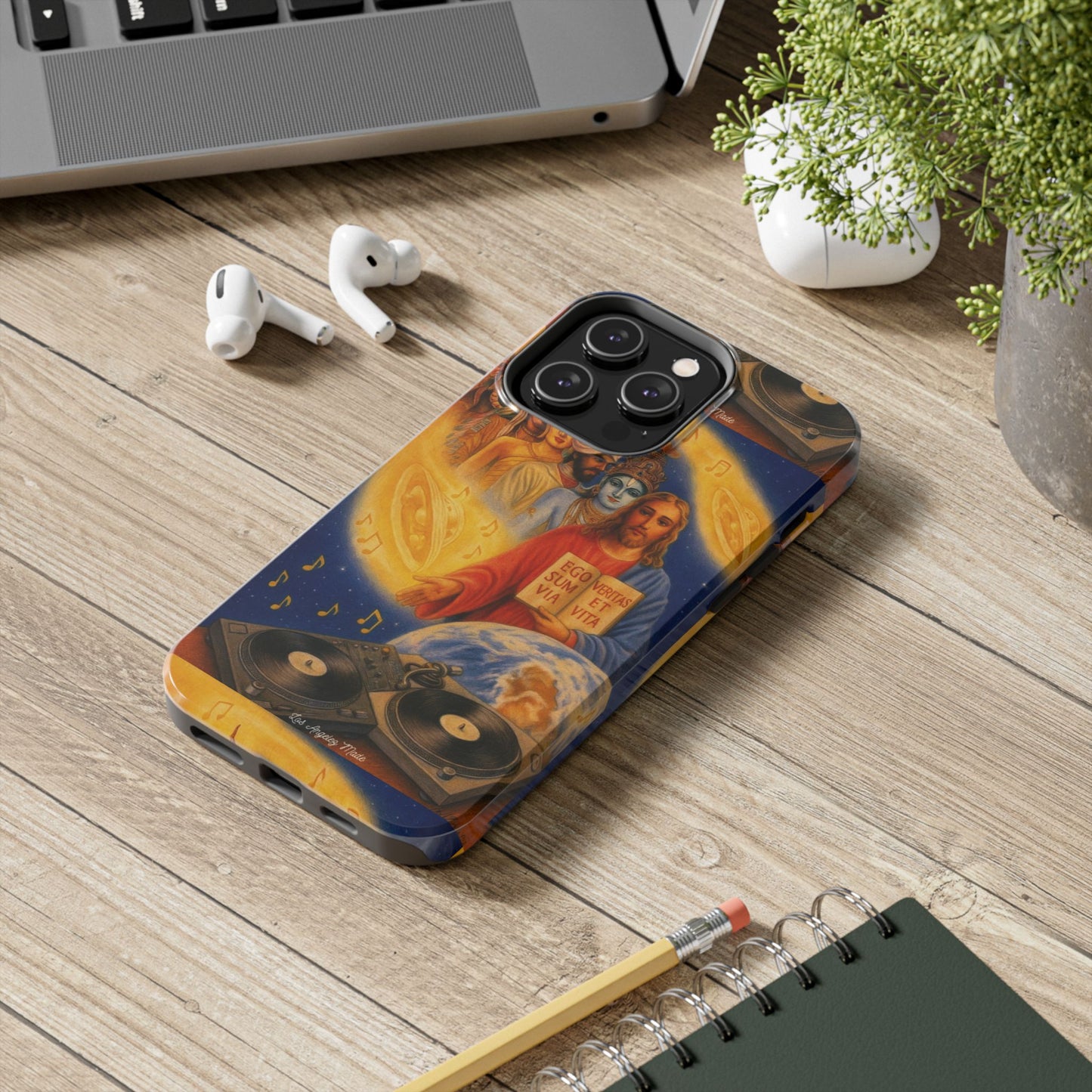 Los Angelez Made x God Is A DJ Tough Phone Case