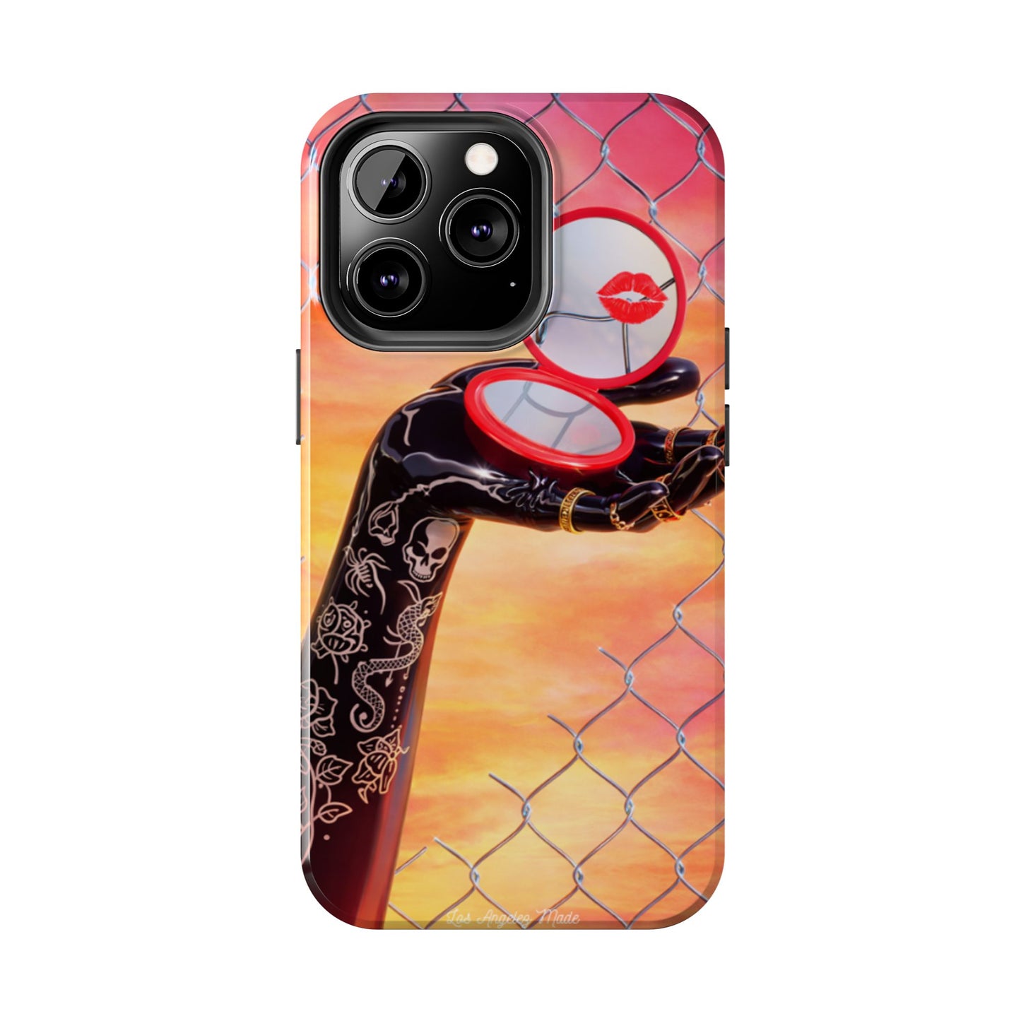 Los Angelez Made x Compact Kiss Tough Phone Case