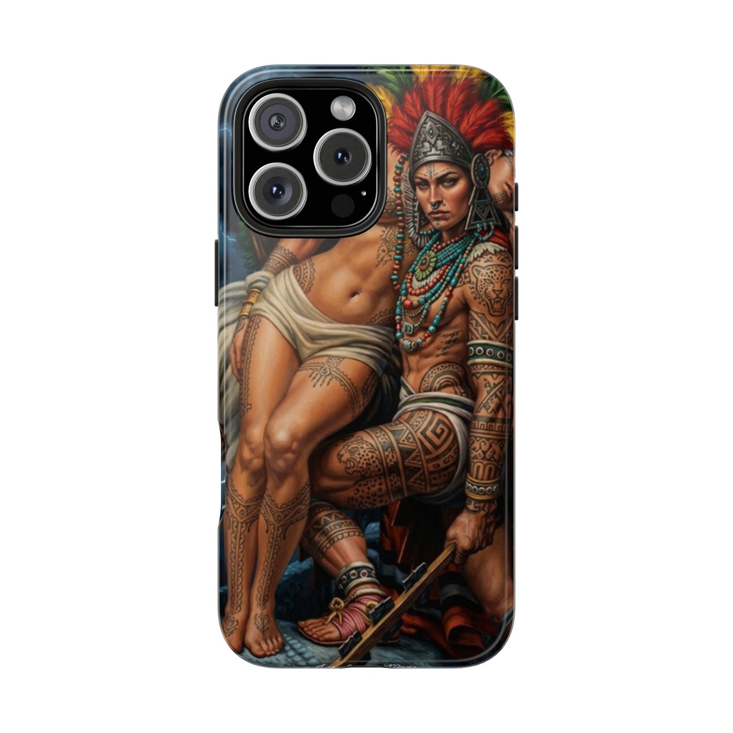 Los Angelez Made x Aztec Lesbian Pride Tough Phone Case
