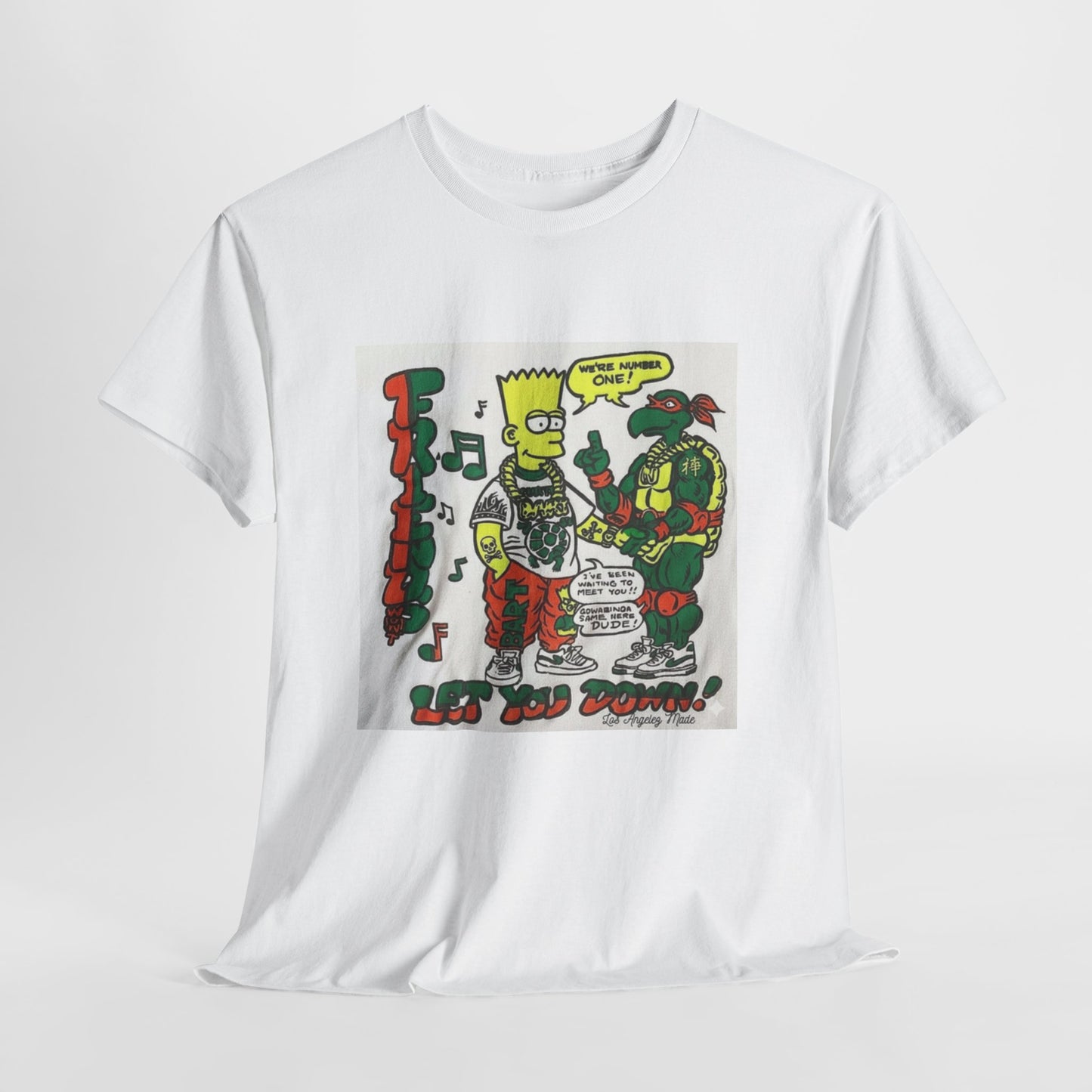 Los Angelez Made x Bart & TMNT Unisex Heavy Cotton T-Shirt