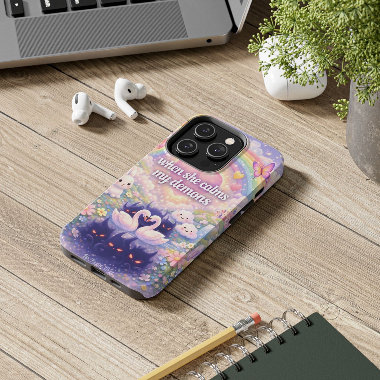 Los Angelez Made x ''When She Calms My Demons'' Tough Phone Case