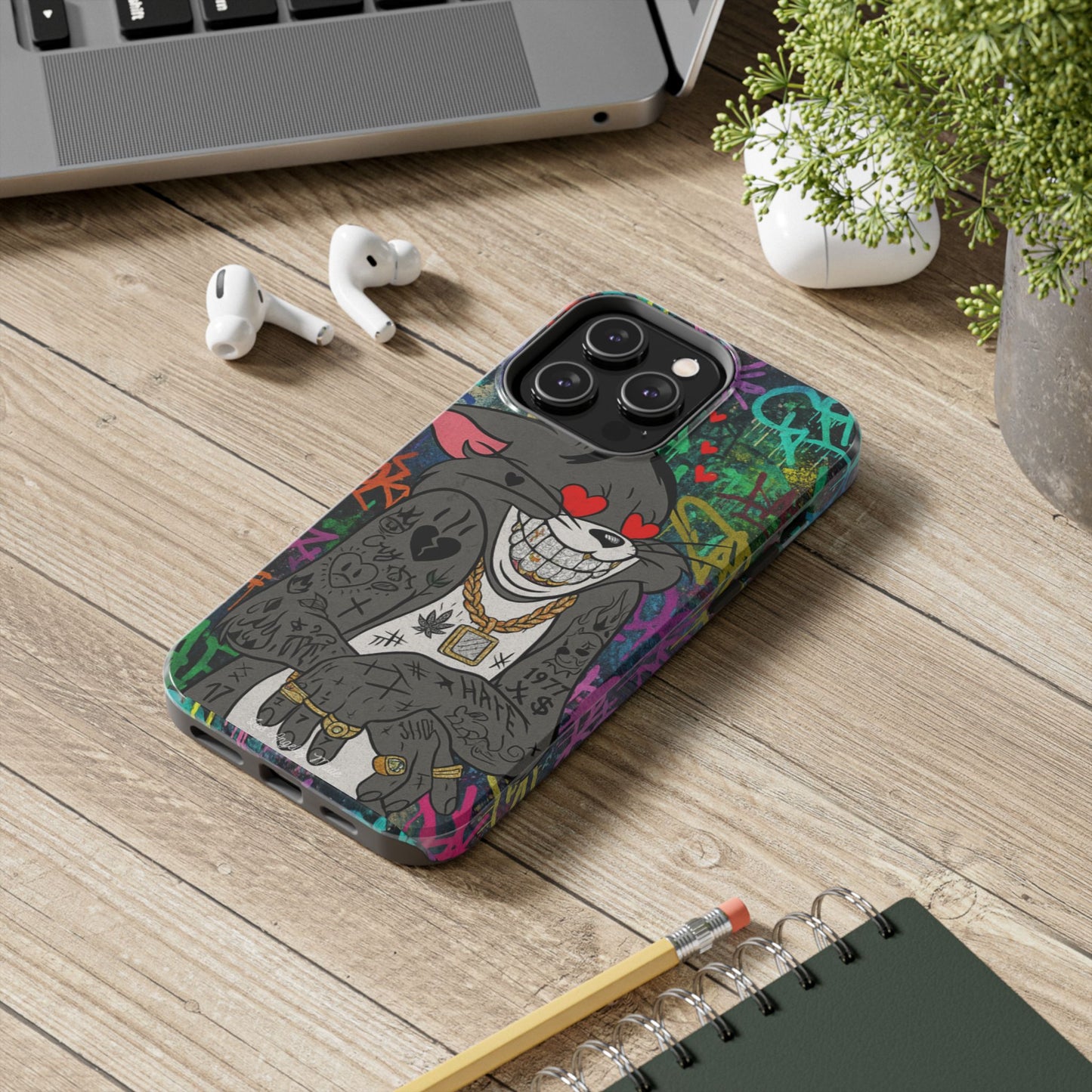 Los Angelez Made x Tom In Love Tough Phone Case