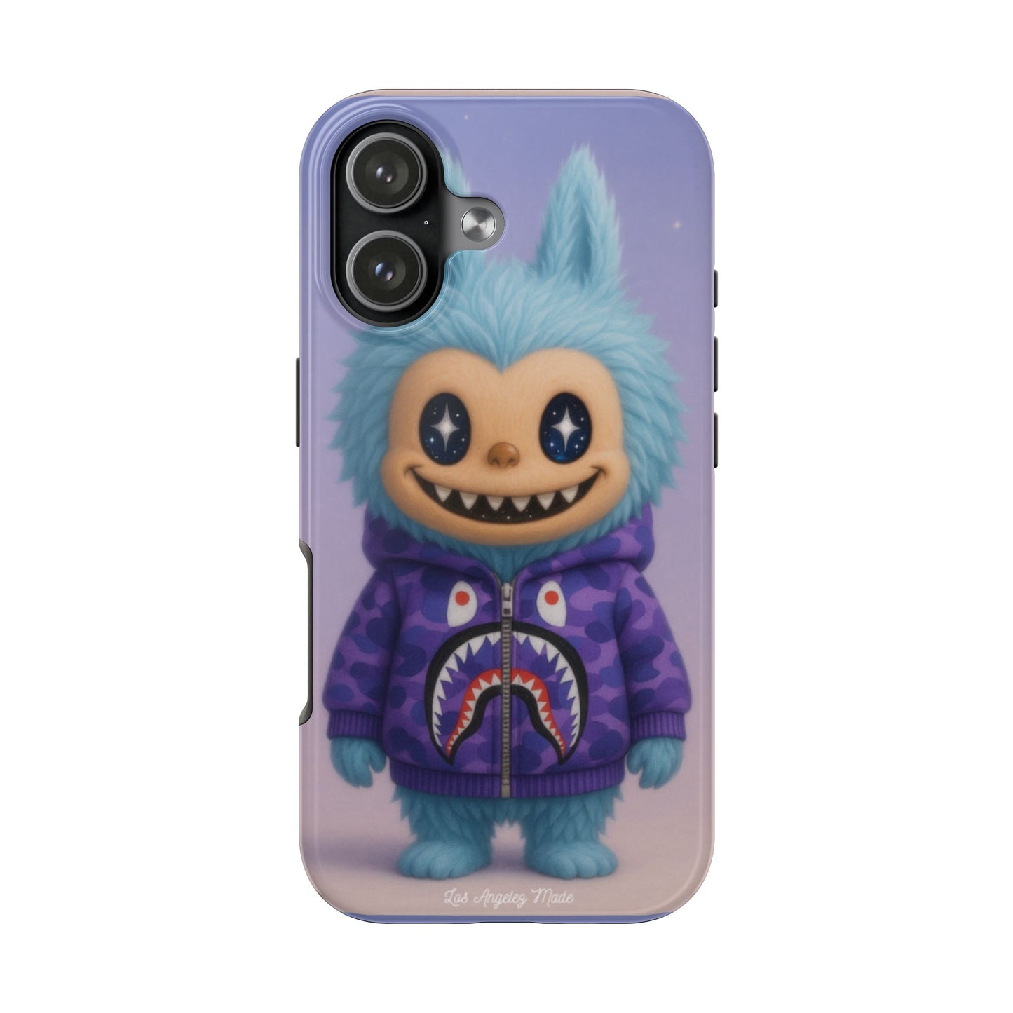 Los Angelez Made x Labubu BAPE Hoodie Tough Phone Case