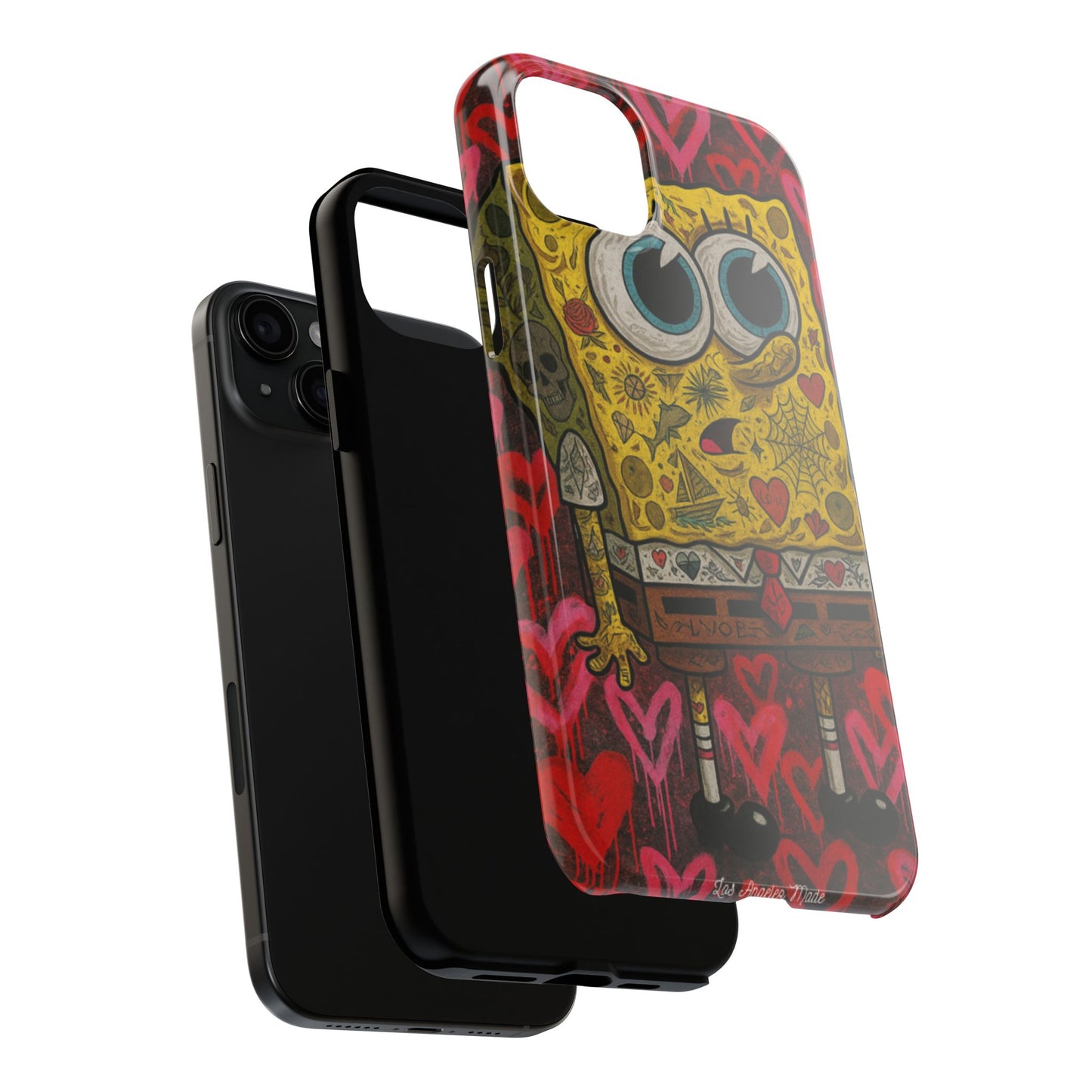 Los Angelez Made x Tatted Spongebob Tough Phone Case