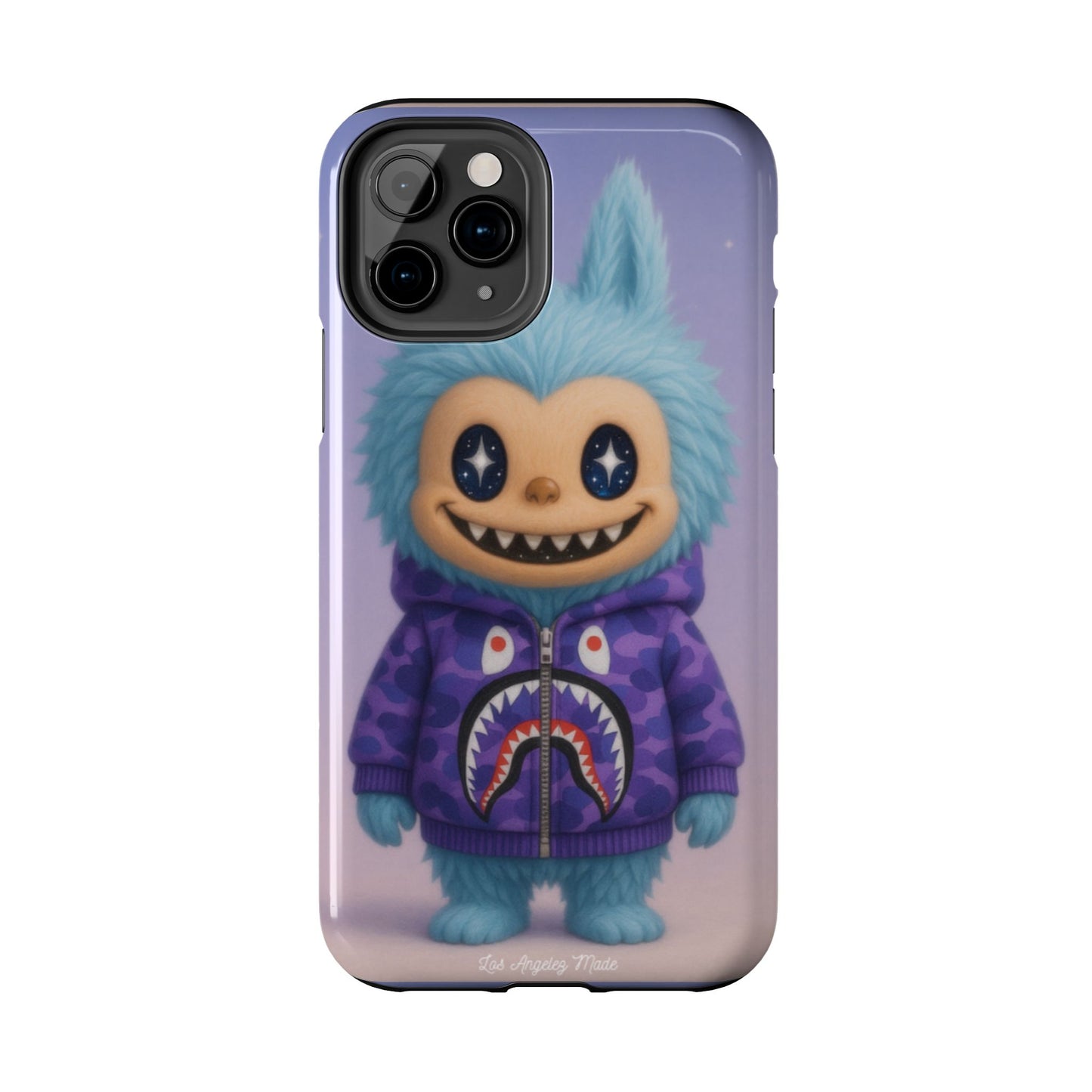 Los Angelez Made x Labubu BAPE Hoodie Tough Phone Case
