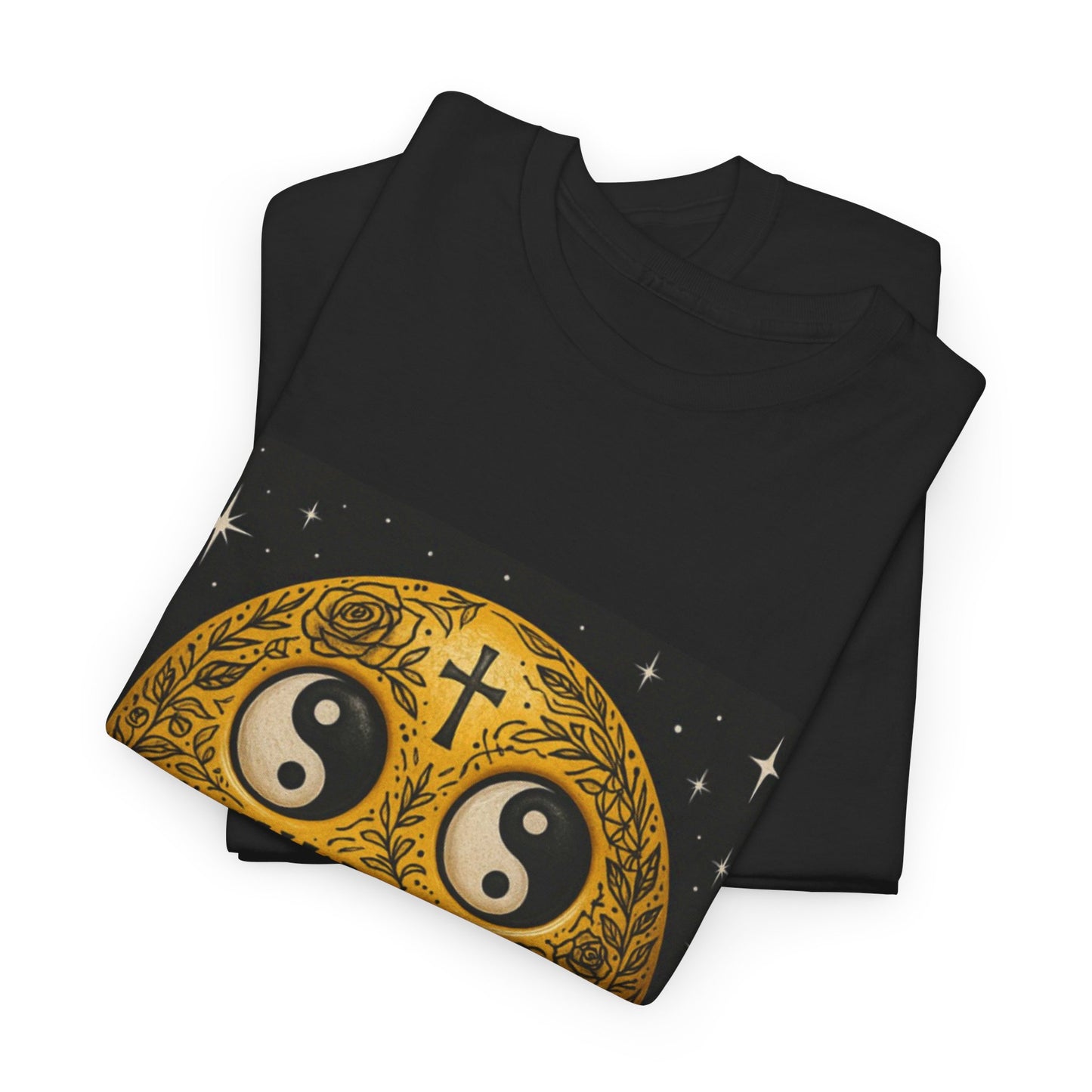 Los Angelez Made x Tattooed Smiley Face Unisex Heavy Cotton T-Shirt