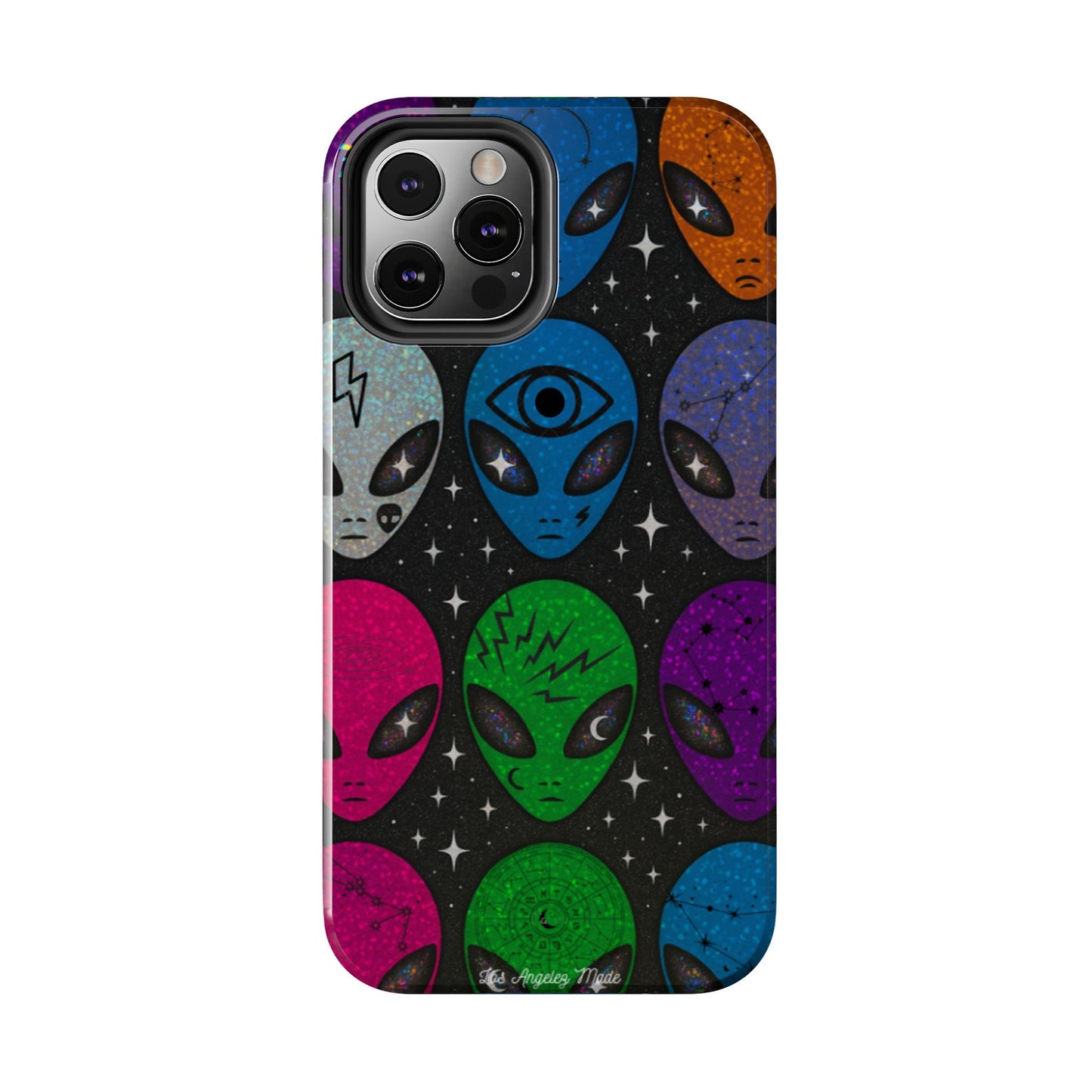 Los Angelez Made x Y2K Alien Sticker Sheet Tough Phone Case