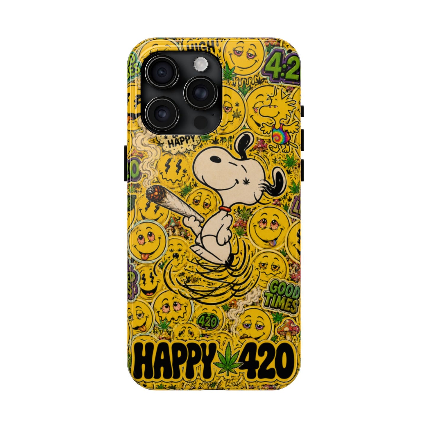 Los Angelez Made x 420 Happy Snoopy Tough Phone Case