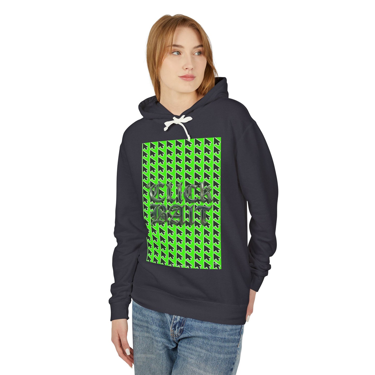Los Angelez Made x Clickbait Hoodie Unisex Lightweight Hooded Sweatshirt