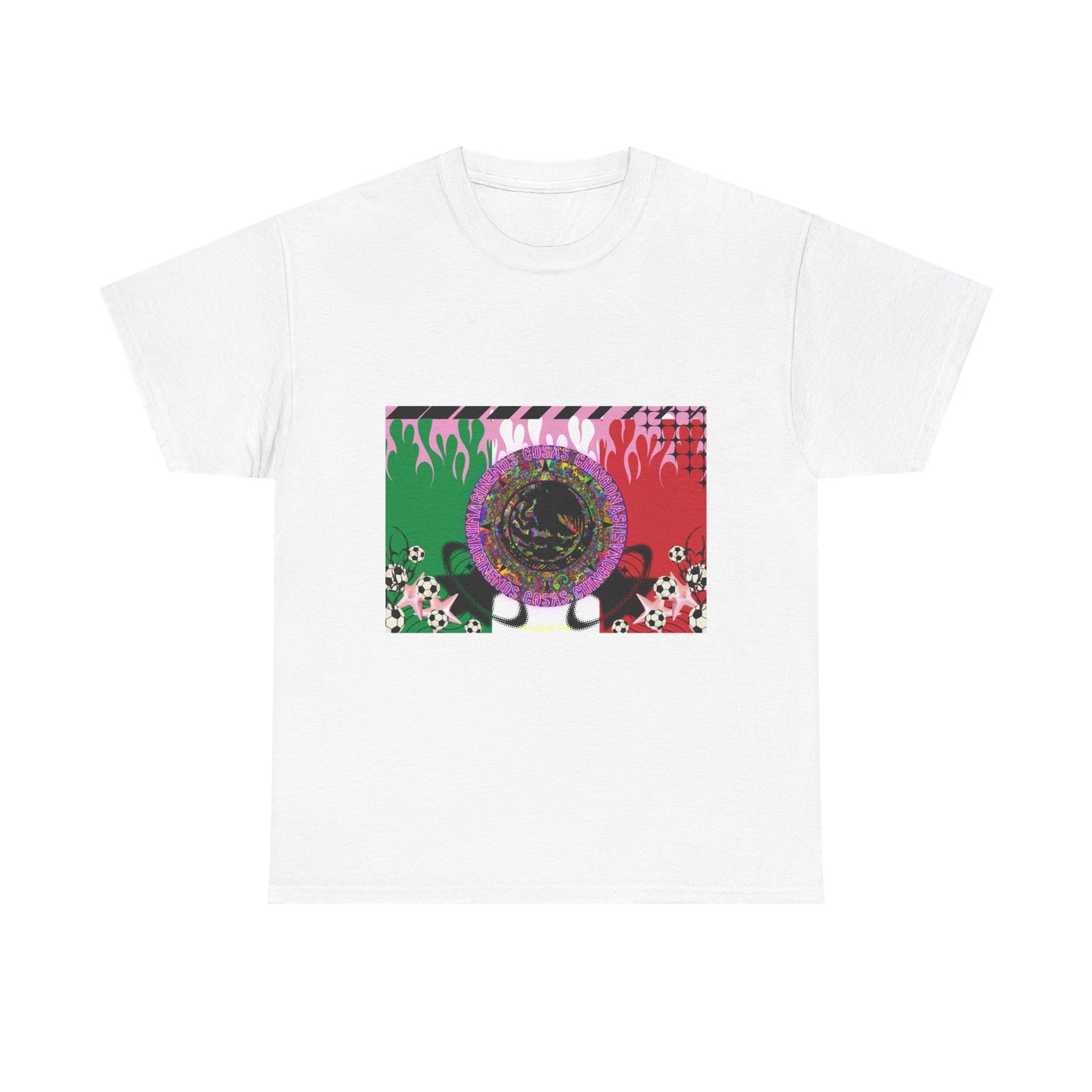 Los Angelez Made x Mexican Flag Unisex Heavy Cotton T-Shirt