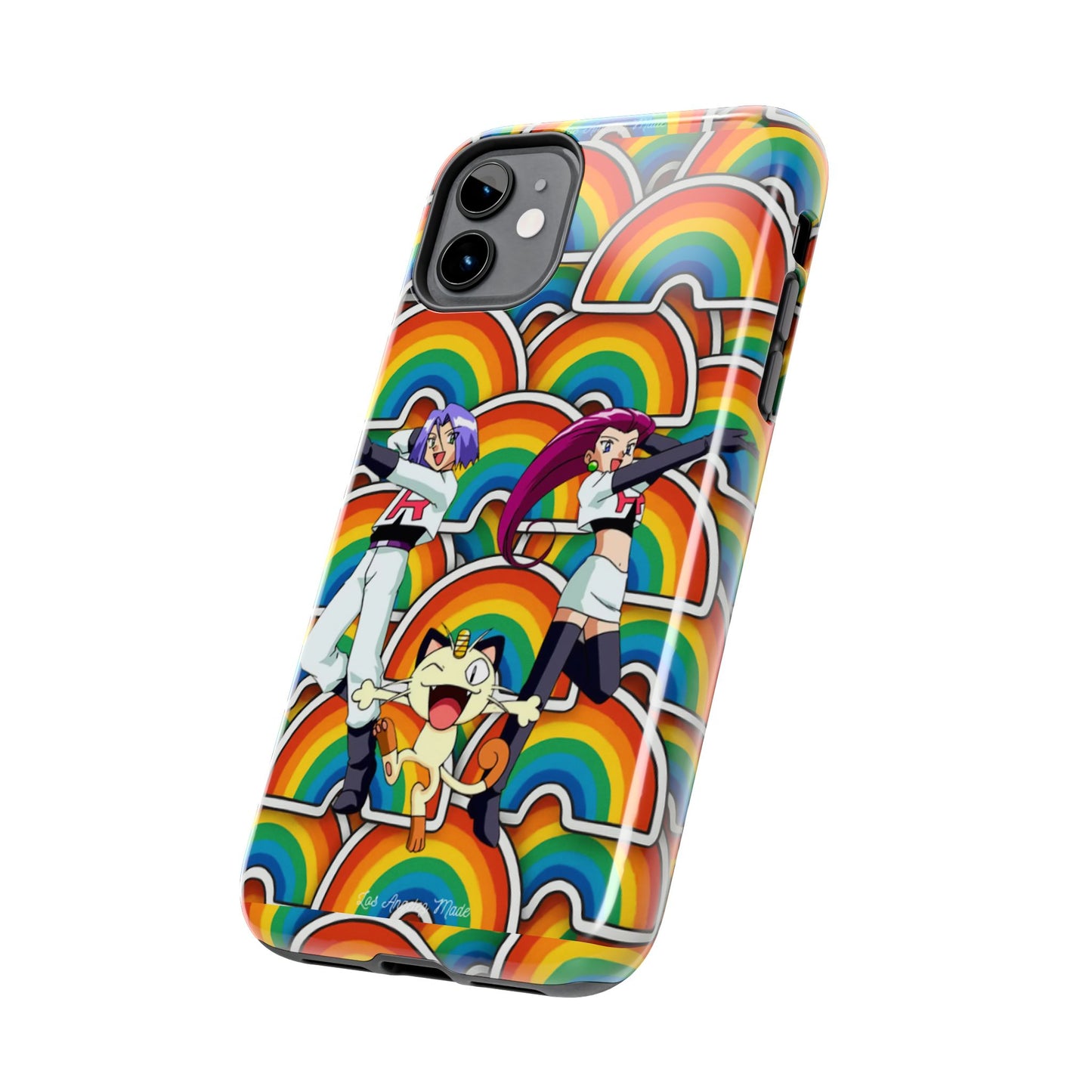 Los Angelez Made x Team Rocket Rainbow Emoji Tough Phone Case