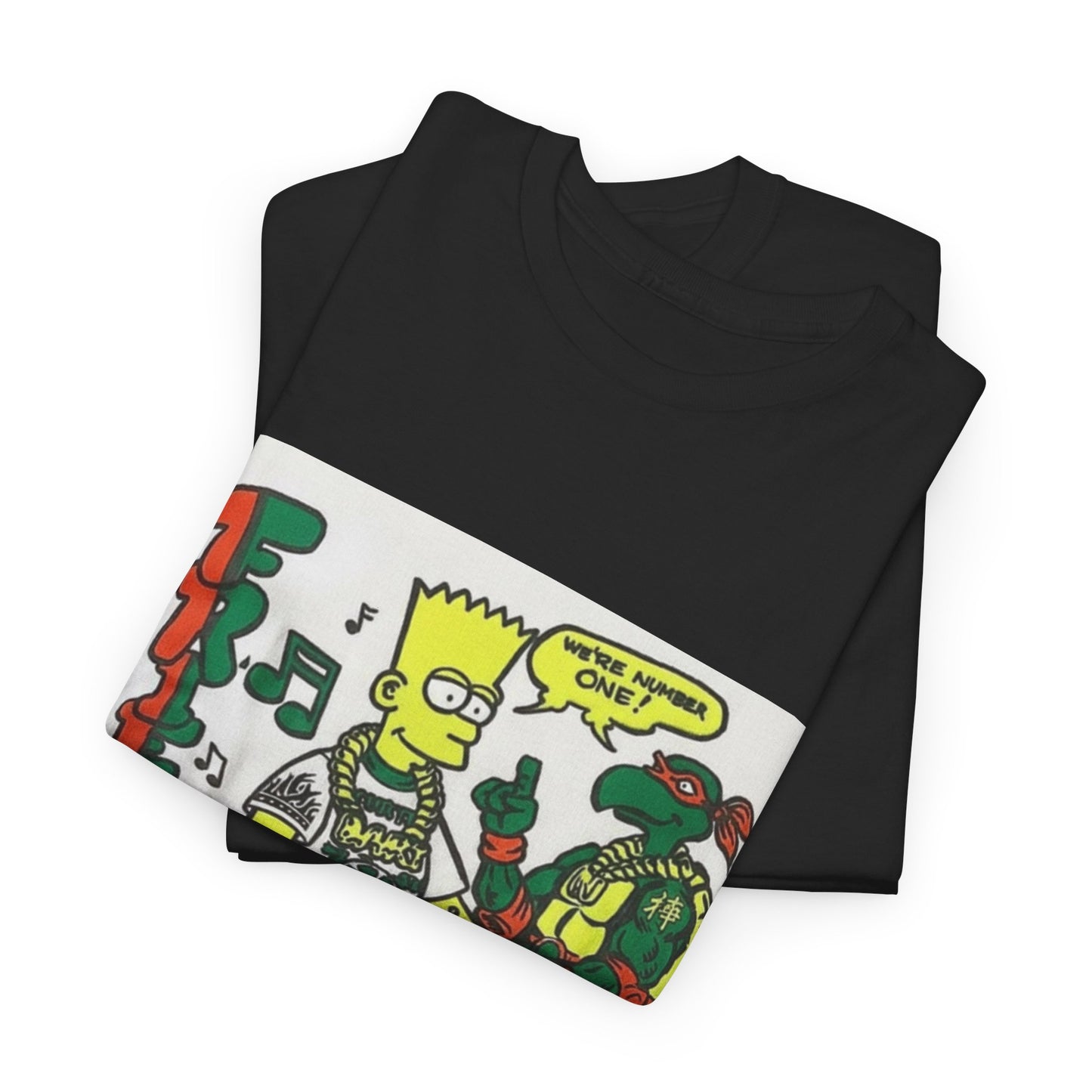 Los Angelez Made x Bart & TMNT Unisex Heavy Cotton T-Shirt