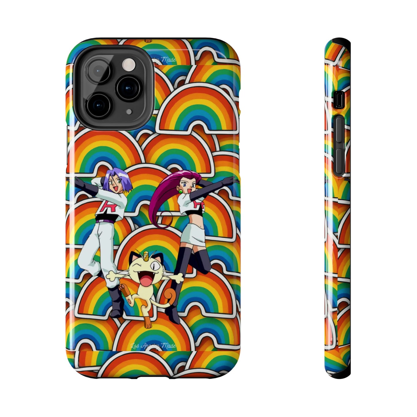 Los Angelez Made x Team Rocket Rainbow Emoji Tough Phone Case