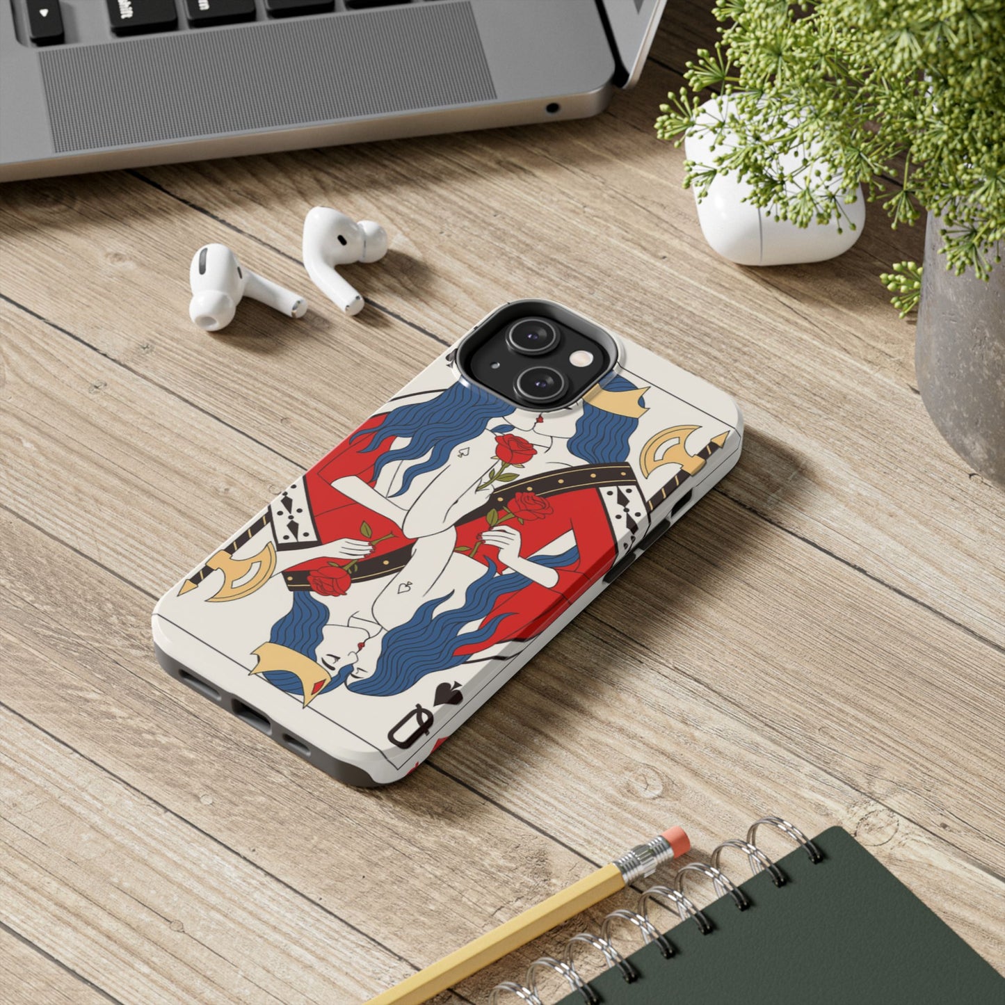 Los Angelez Made x Two Queens Card Tough Phone Case