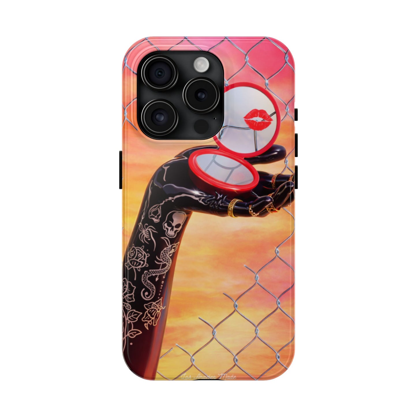 Los Angelez Made x Compact Kiss Tough Phone Case